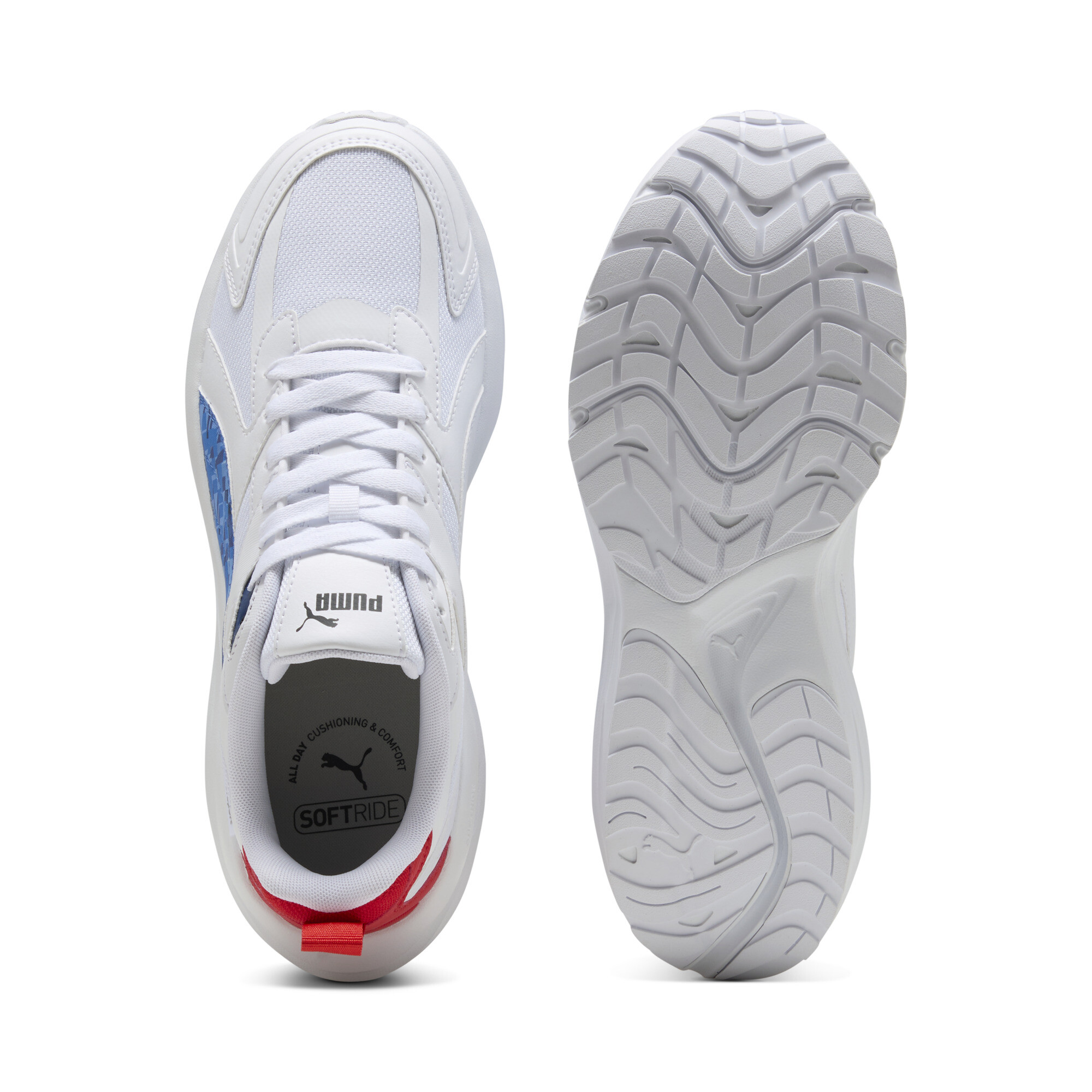 PUMA BMW M Motorsport Hypnotic LS unisex sneakers, Rood/Wit, Maat 38 thumbnail 4
