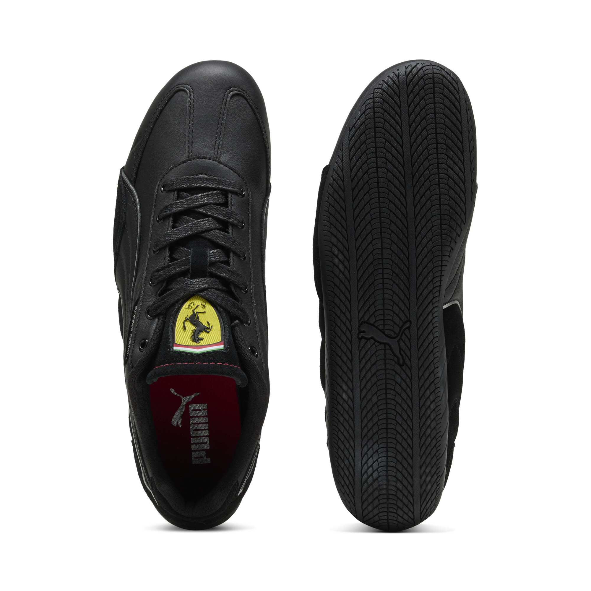 PUMA Scuderia Ferrari HP Speedcat sneakers Uniseks, Zwart/Rood, Maat 44,5 thumbnail 4