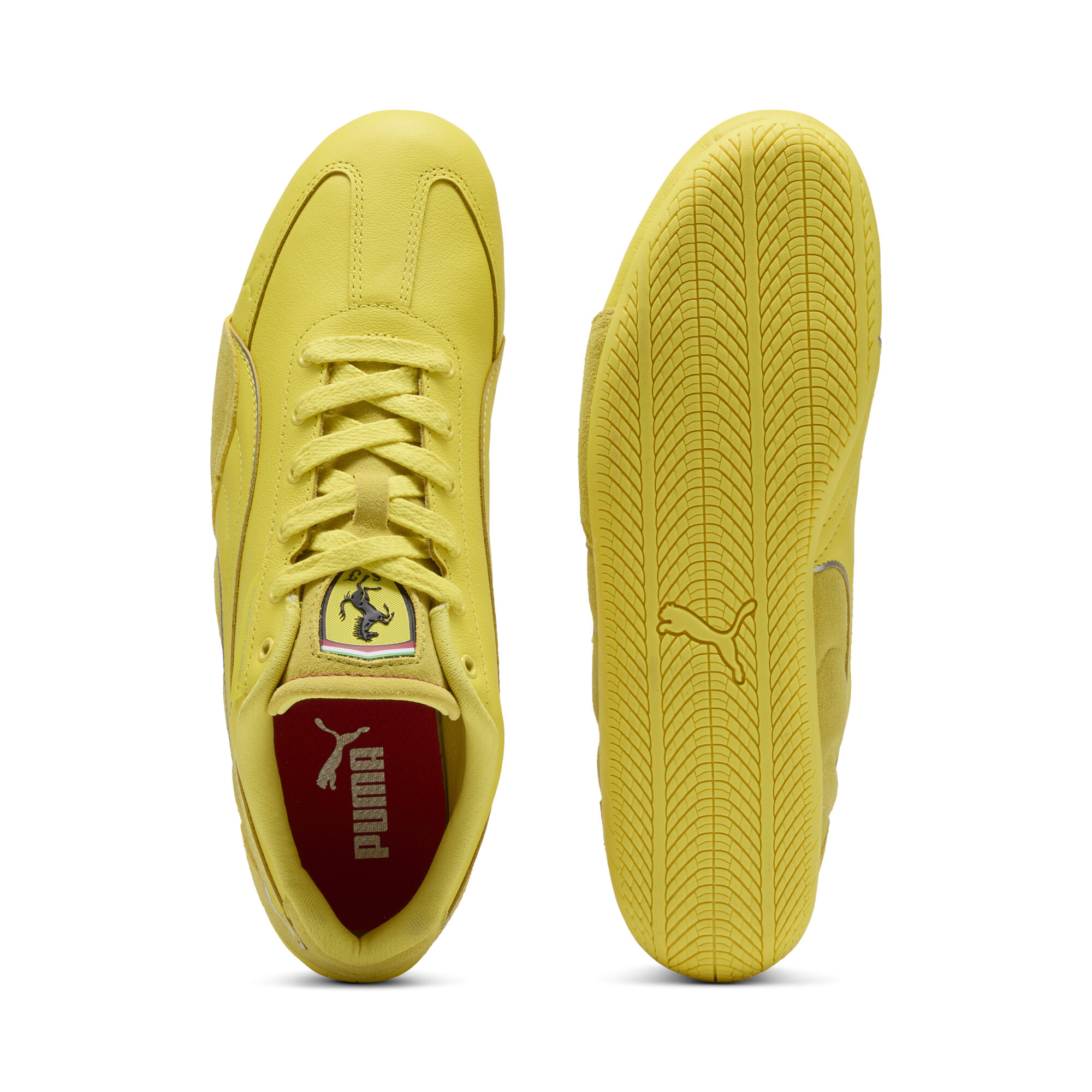 PUMA Scuderia Ferrari HP Speedcat sneakers Uniseks, Rood/Geel, Maat 42 thumbnail 4