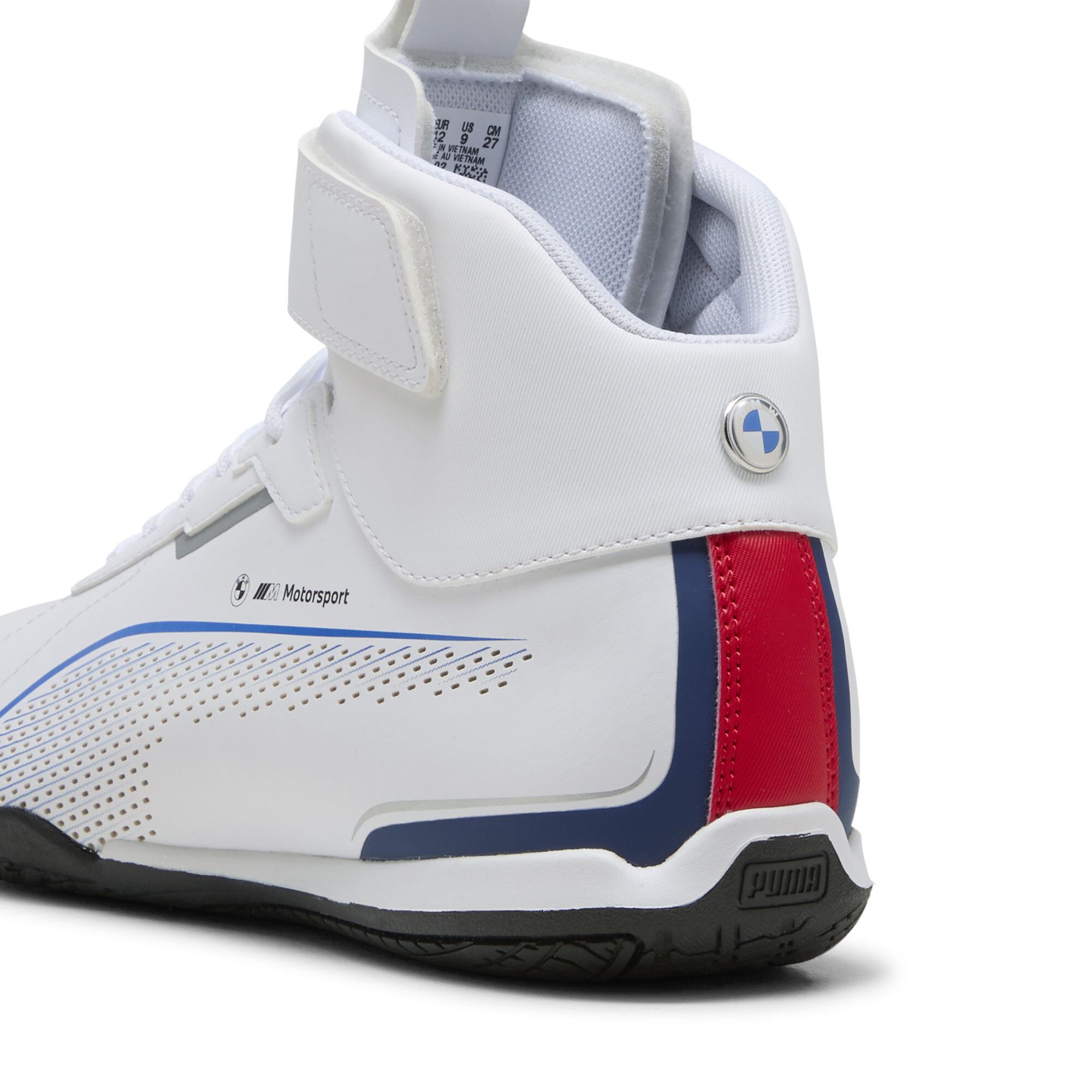 PUMA BMW M Motorsport Neo Cat 3.0 Mid uniseks sneakers, Wit, Maat 46 thumbnail 5
