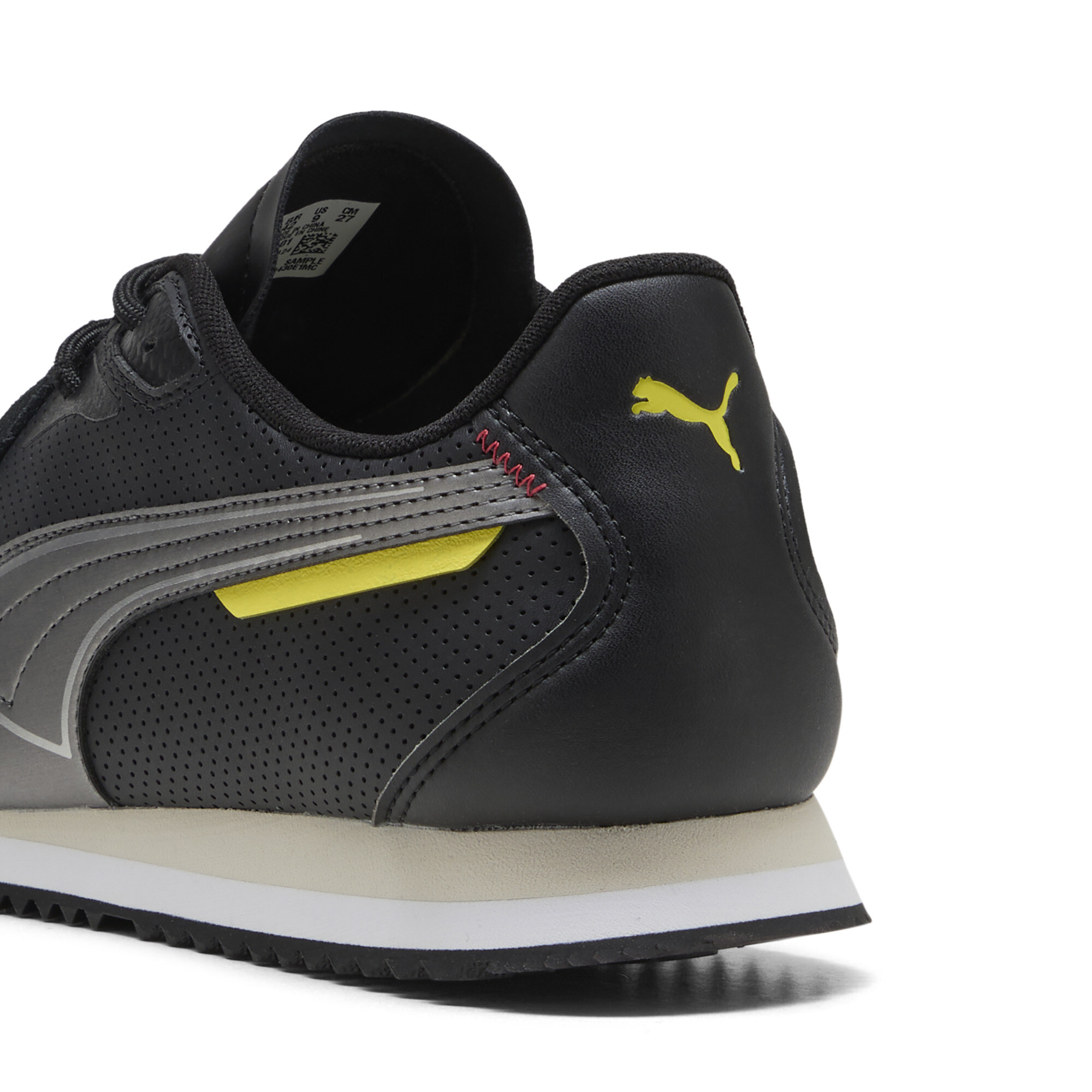 PUMA Scuderia Ferrari Roma uniseks sneakers, Zwart/Zilver, Maat 48 thumbnail 5