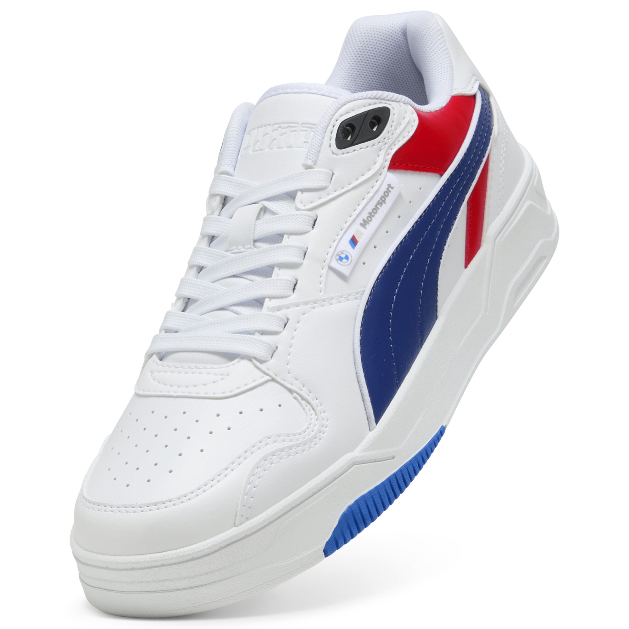 PUMA BMW M Motorsport RBD Break lage uniseks sneakers, Blauw/Wit, Maat 44 thumbnail 2