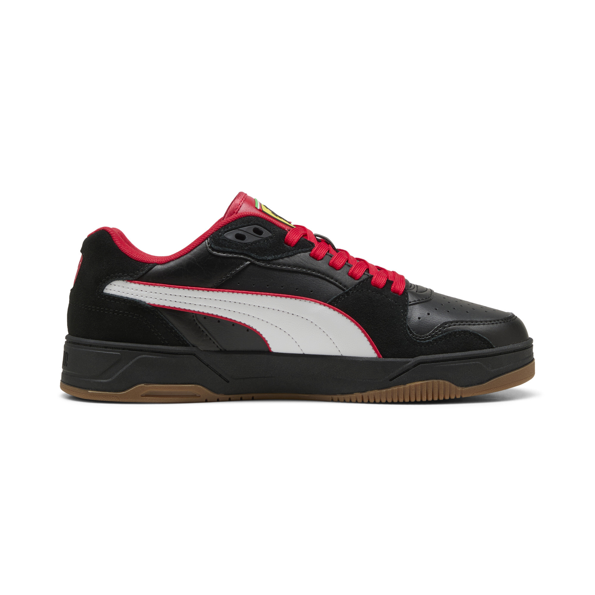 PUMA Scuderia Ferrari RBD Break lage uniseks sneakers, Zwart/Wit, Maat 42 thumbnail 3