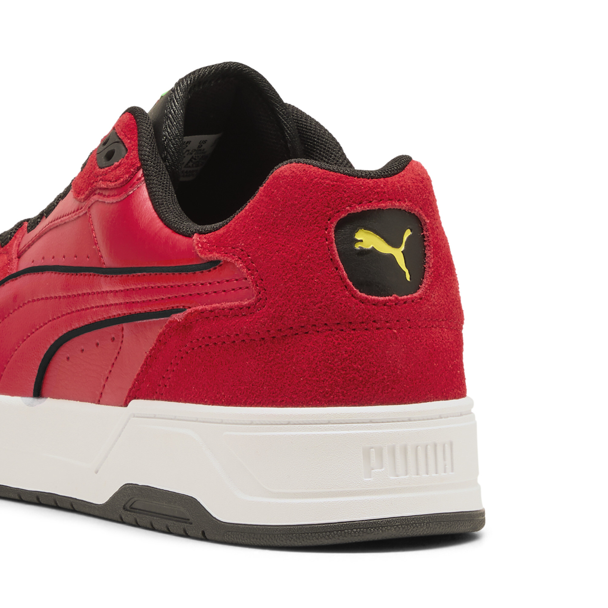 PUMA Scuderia Ferrari RBD Break lage uniseks sneakers, Zwart/Rood, Maat 38,5 thumbnail 5