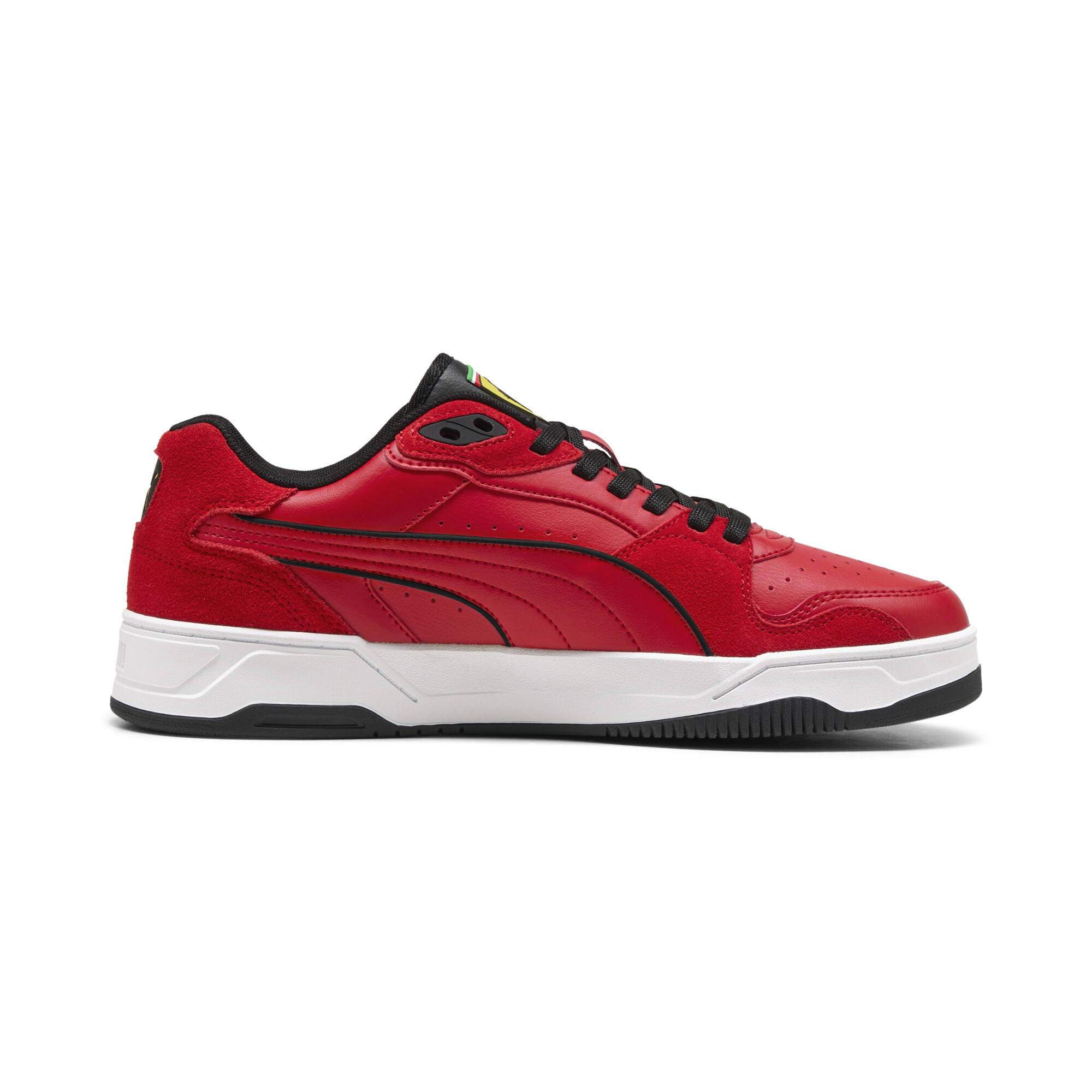 PUMA Scuderia Ferrari RBD Break lage uniseks sneakers, Zwart/Rood, Maat 38,5 thumbnail 3