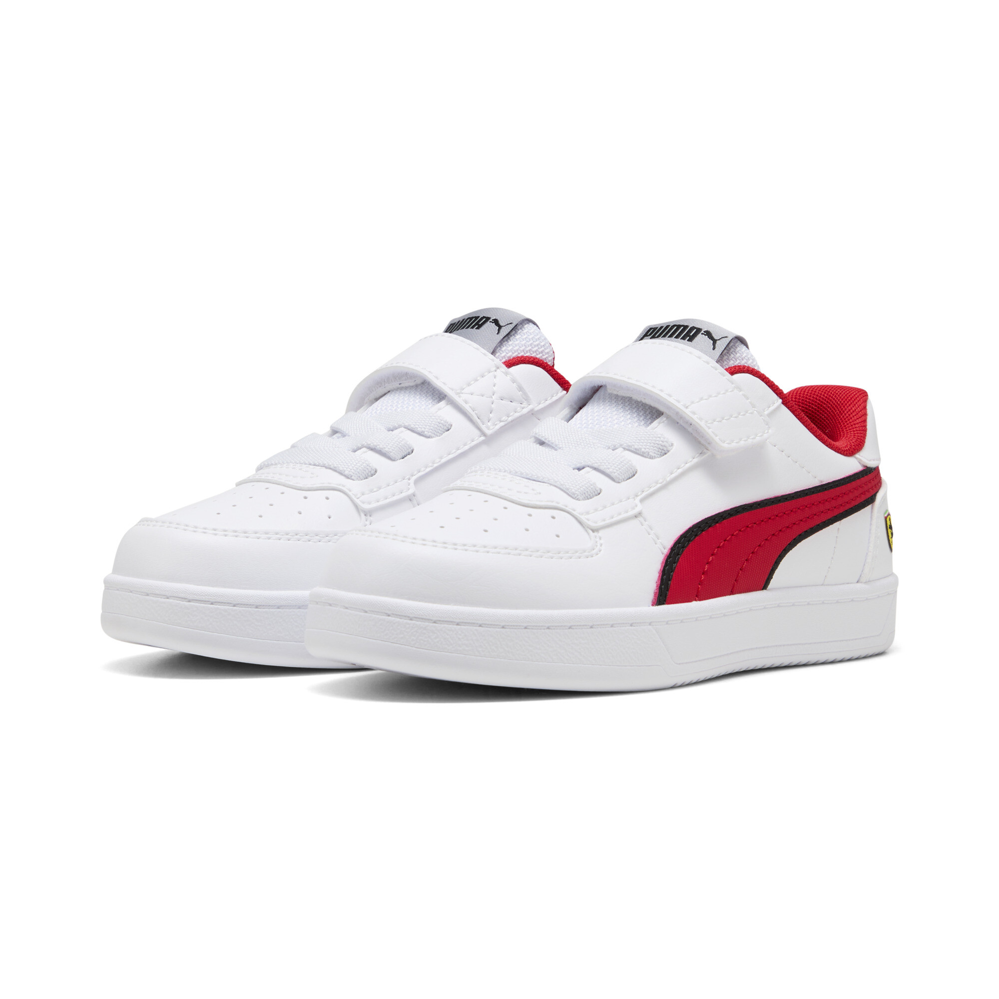 PUMA Scuderia Ferrari Caven 2.0 sneakers, Rood/Wit, Maat 32,5 thumbnail 6