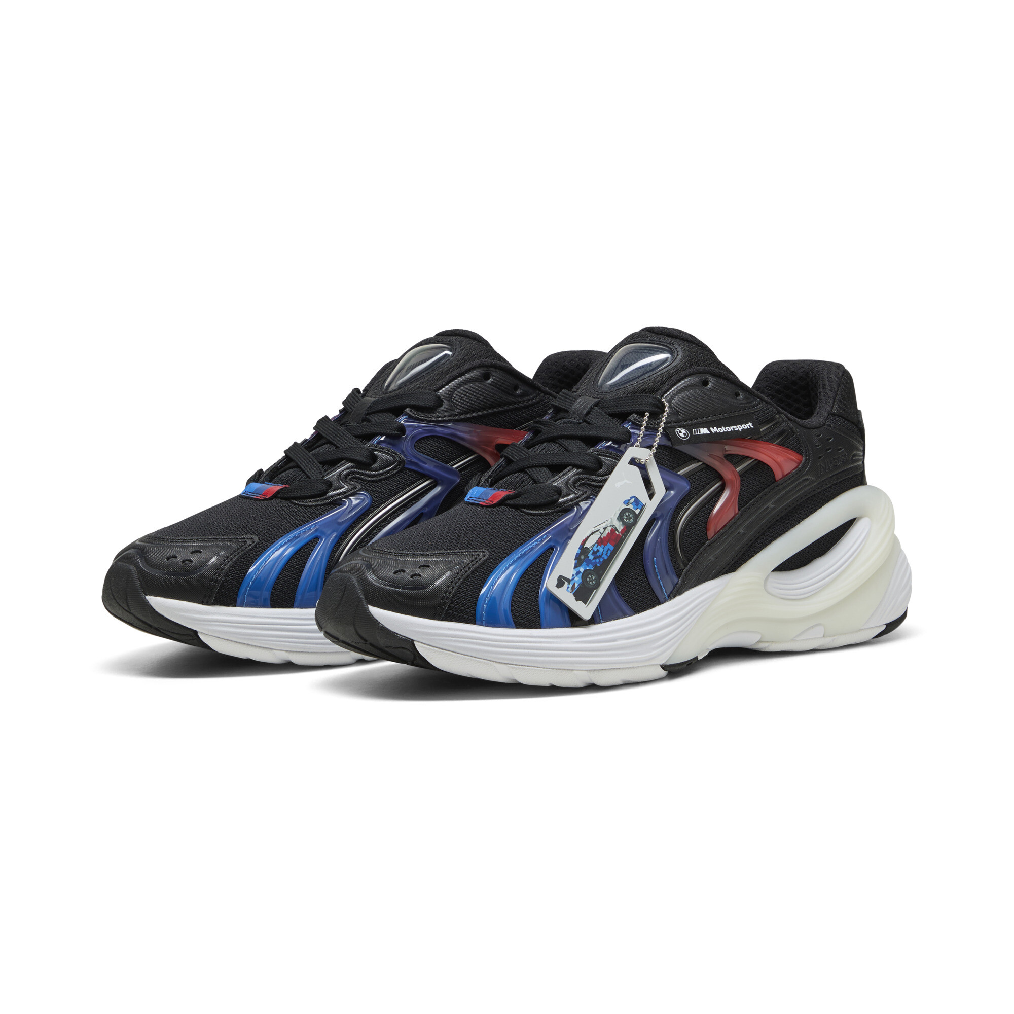 PUMA BMW M Motorsport Inverse uniseks sneakers, Zwart, Maat 47 thumbnail 6