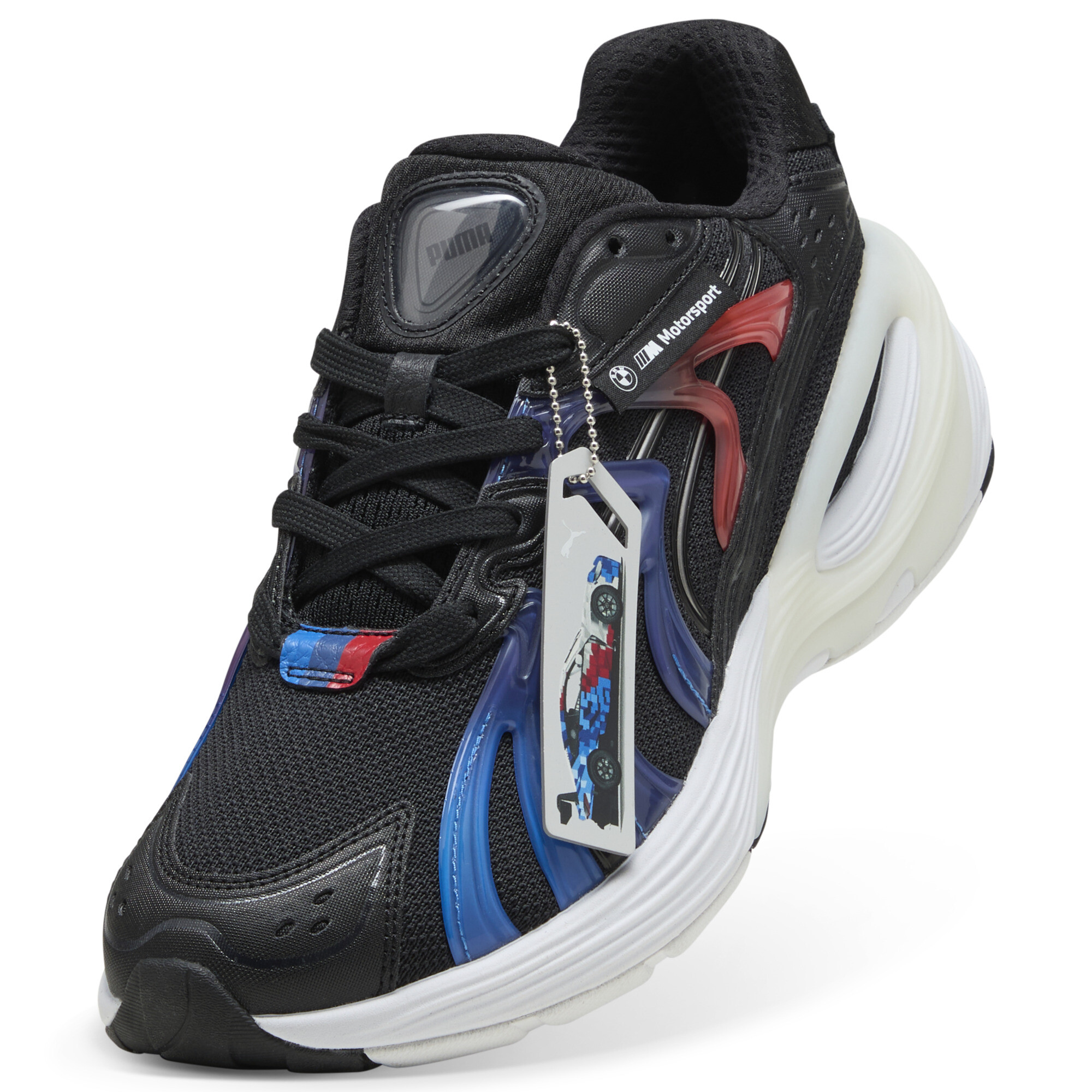 PUMA BMW M Motorsport Inverse uniseks sneakers, Zwart, Maat 47 thumbnail 2