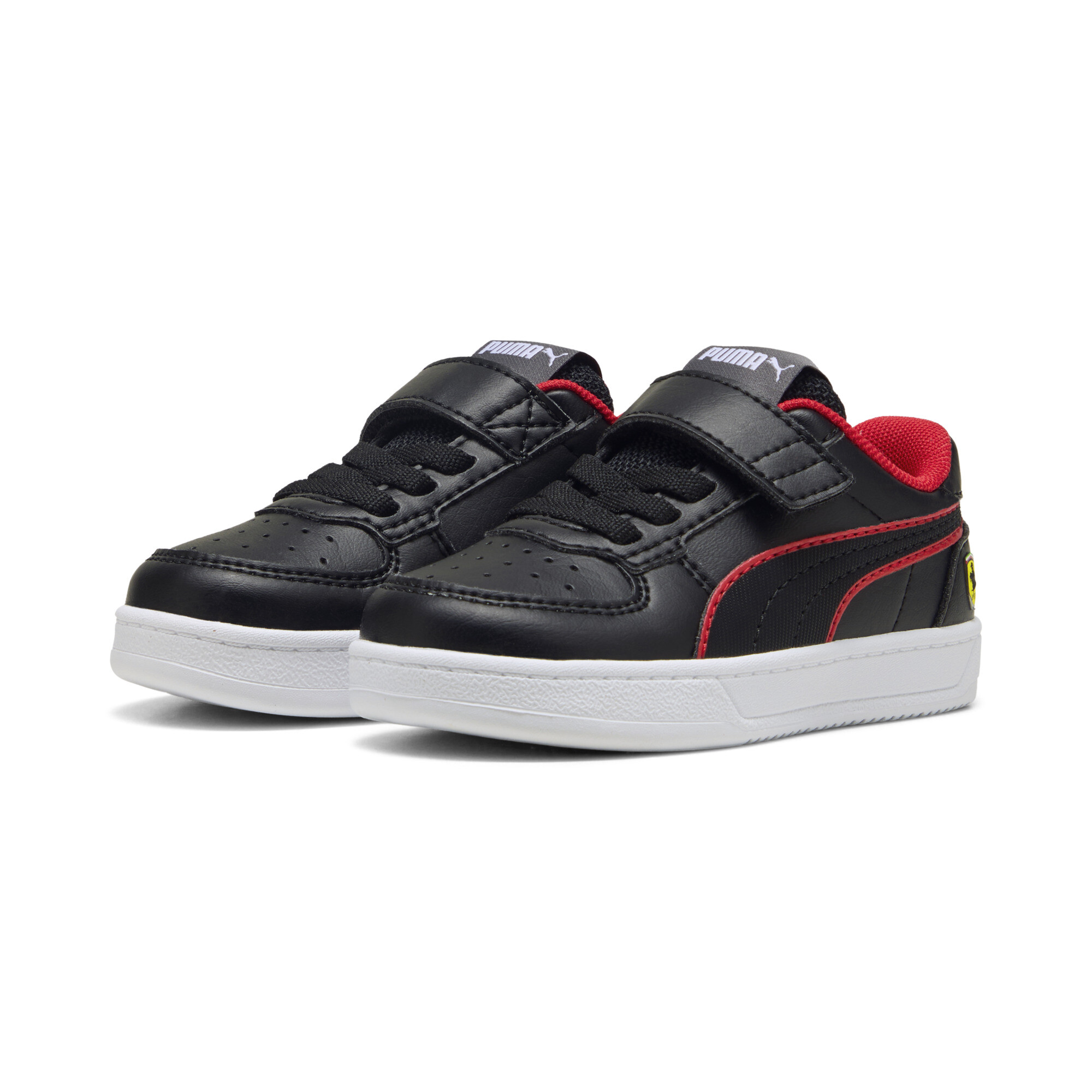 PUMA Scuderia Ferrari Caven 2.0 sneakers, Zwart/Rood, Maat 20 thumbnail 6