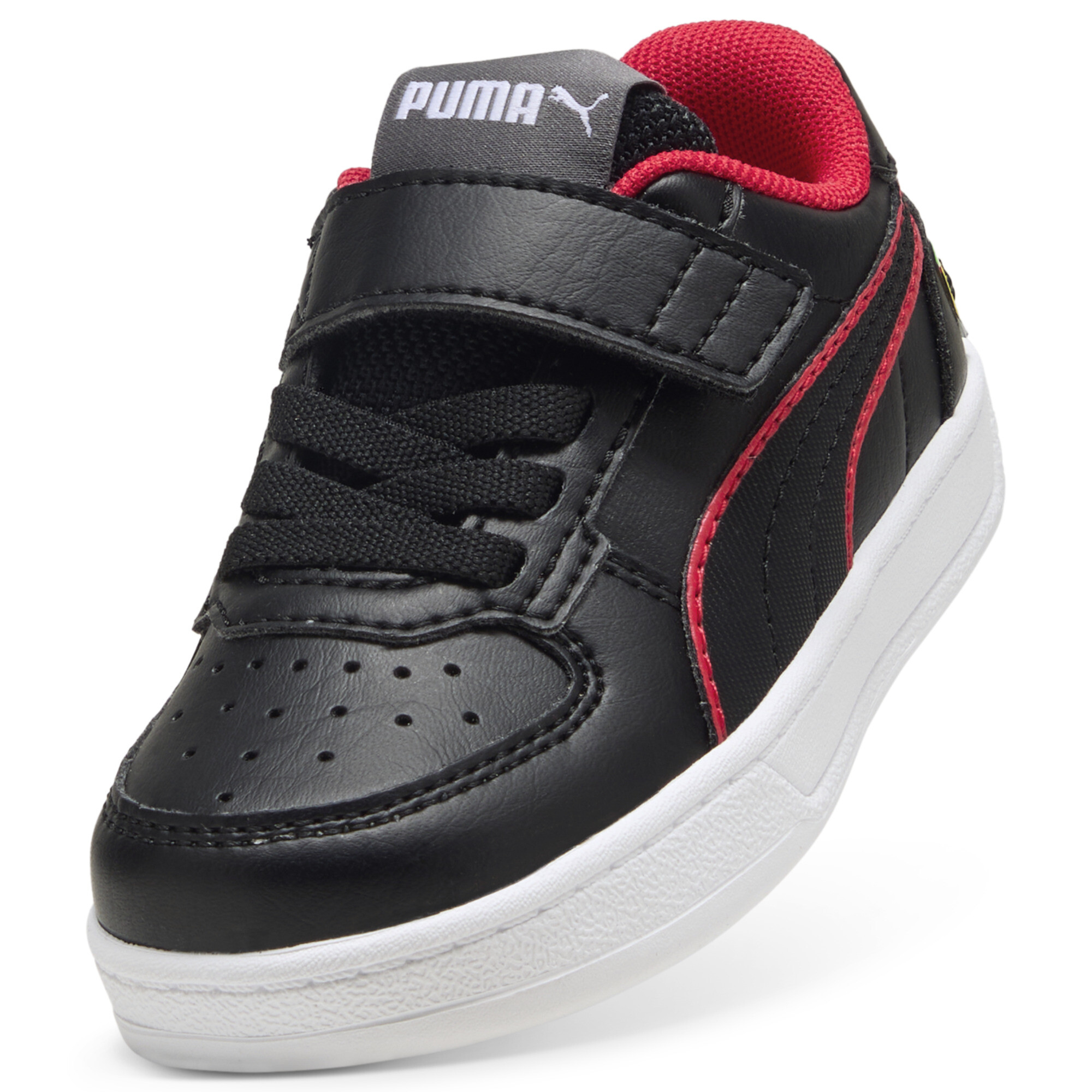 PUMA Scuderia Ferrari Caven 2.0 sneakers, Zwart/Rood, Maat 20 thumbnail 2
