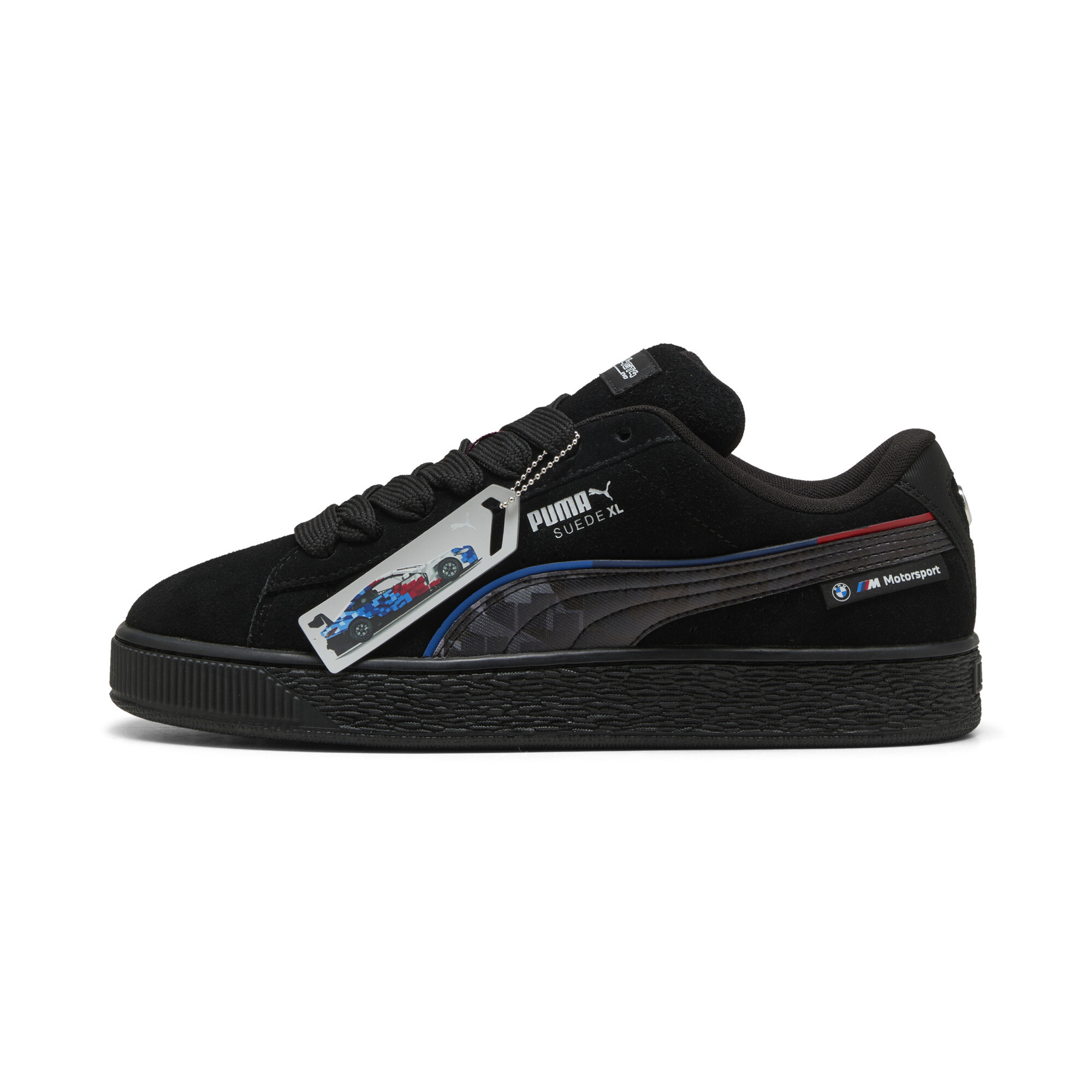 Puma BMW M Motorsport Suede XL Sneakers Unisex Schuhe | Mit Plain | Black | Größe: 41