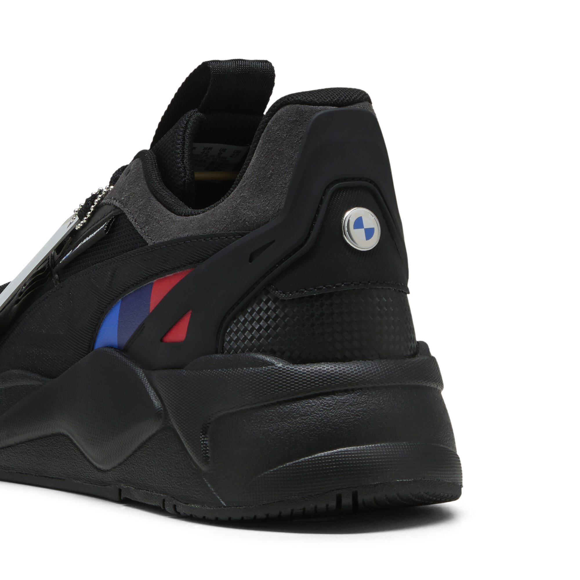 PUMA BMW M Motorsport RS-X uniseks sneakers, Zwart, Maat 44,5 thumbnail 5