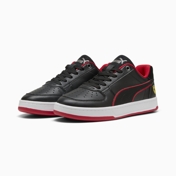Scuderia Ferrari Caven 2.0 Sneakers Youth, PUMA Black-Rosso Corsa, large-ZAF