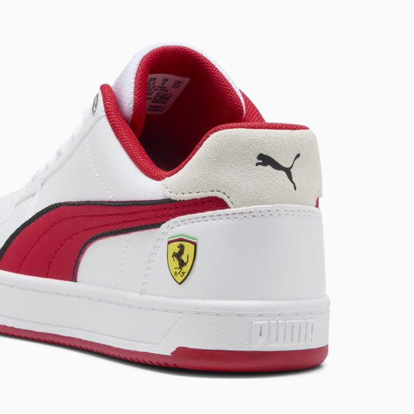 Scuderia Ferrari Caven 2.0 Sneakers Youth, PUMA White-Rosso Corsa, large-ZAF