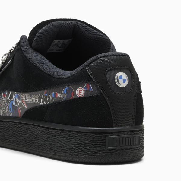 BMW M Motorsport Suede XL Sticker Sneakers Unisex, PUMA Black, large-ZAF