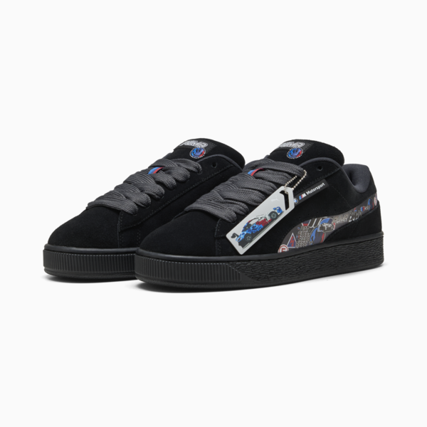 BMW M Motorsport Suede XL Sticker Sneakers Unisex, PUMA Black, large-ZAF