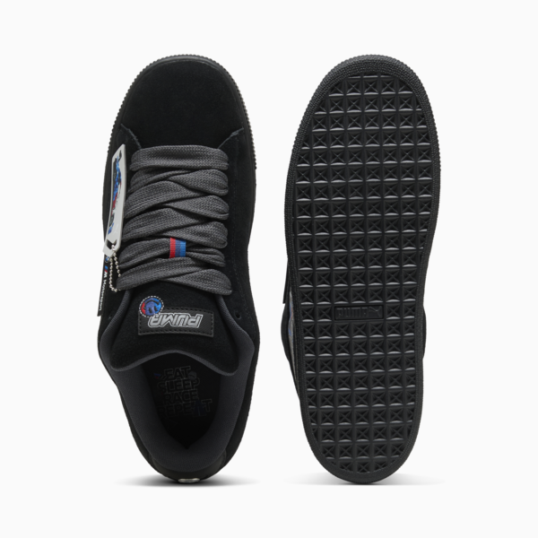 BMW M Motorsport Suede XL Sticker Sneakers Unisex, PUMA Black, large-ZAF