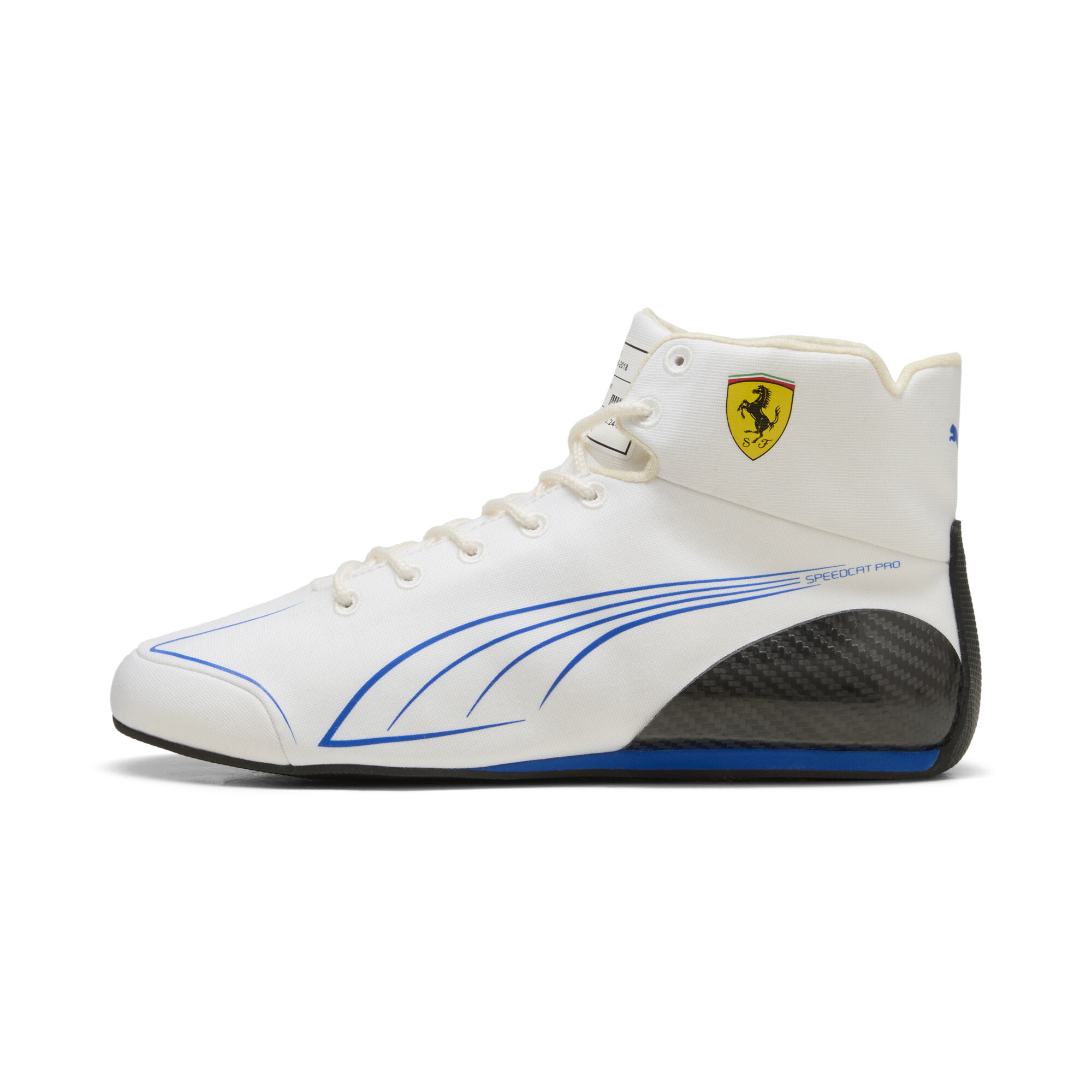 Puma Scuderia Ferrari Speedcat Pro Miami Motorsportschuhe Herren | Mit Plain | White/Hyperlink Blue | Größe: 46