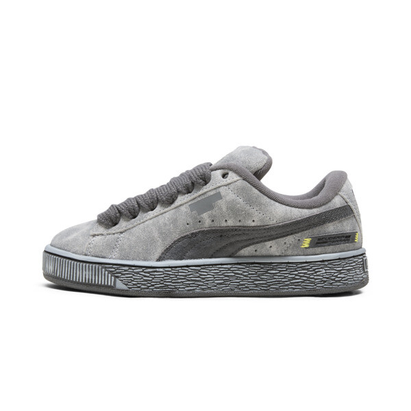 Puma Scuderia Ferrari Desert Sun Suede Xl Big Kids' Sneakers In Black-rosso Corsa