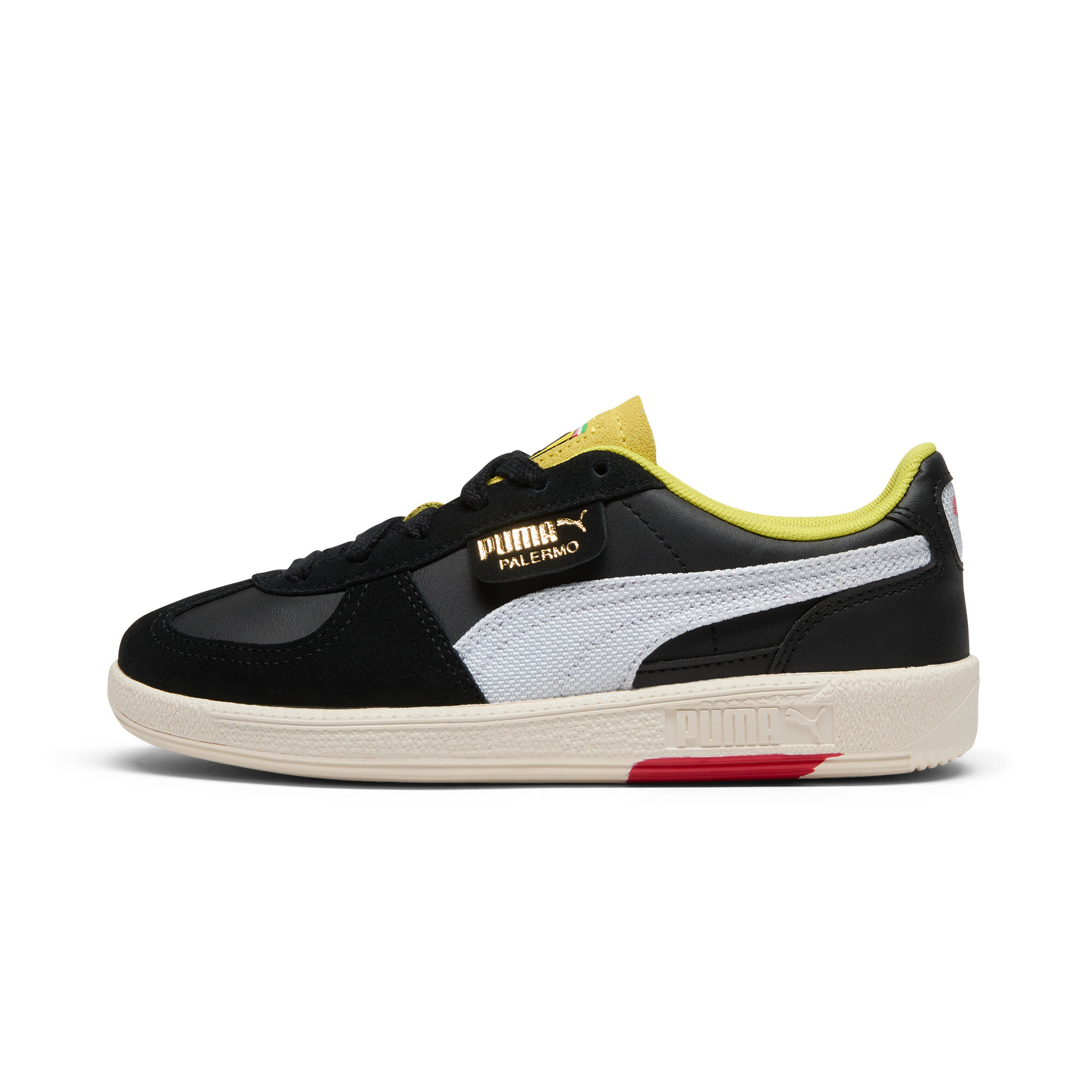 PUMA Scuderia Ferrari Palermo Big Kids' Sneakers in Black, Size 6