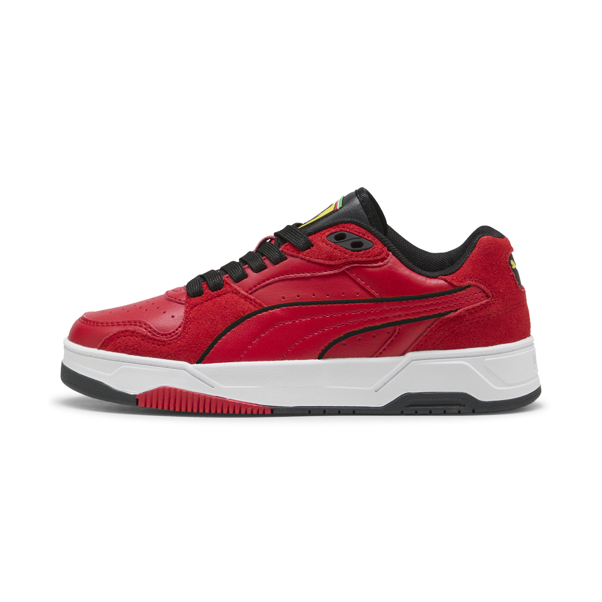 Puma Rebound Break Low Scuderia Ferrari Big Kids' Easy On Sneakers In Red