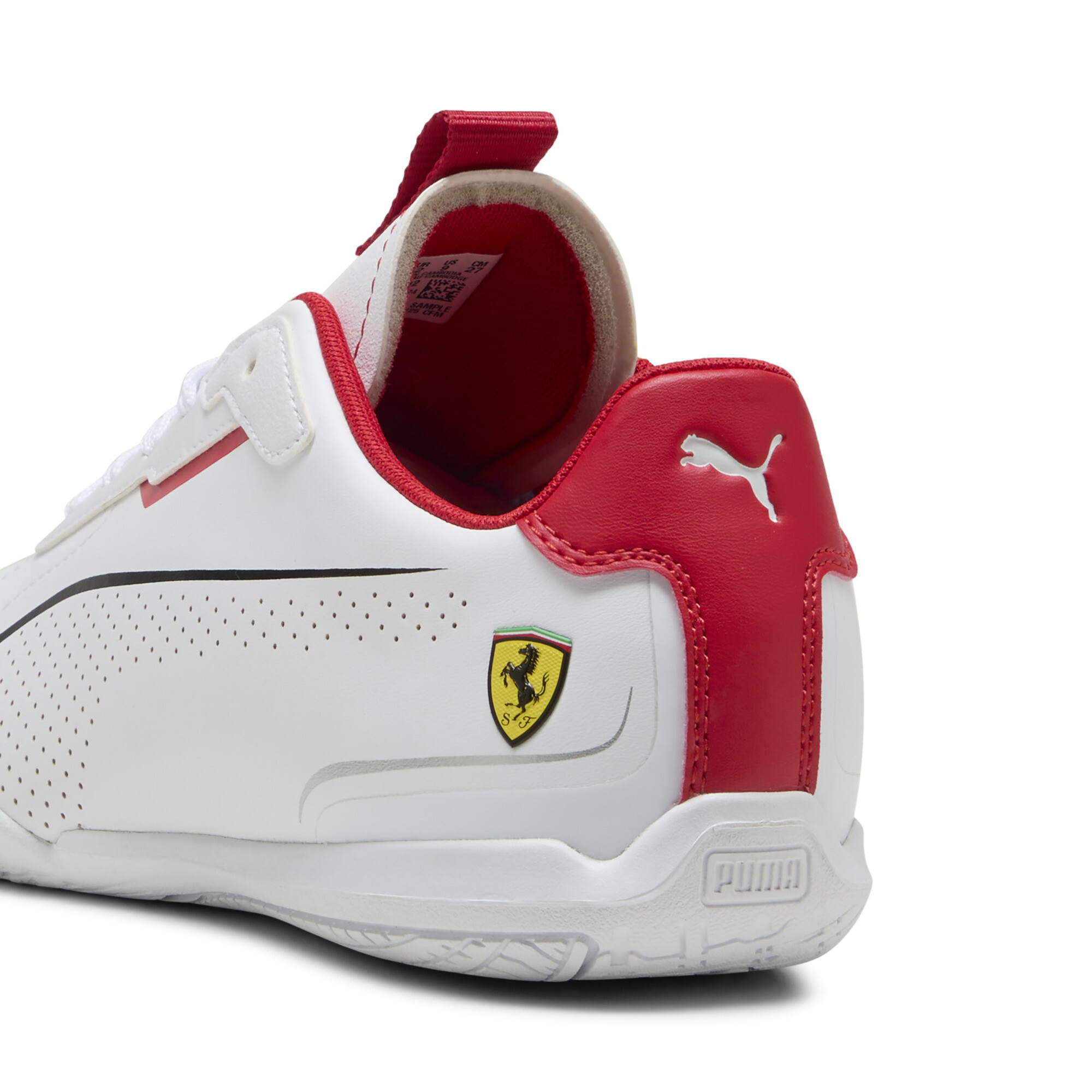 PUMA Scuderia Ferrari Neo Cat 3.0 uniseks sneakers, Rood/Wit, Maat 37 thumbnail 5