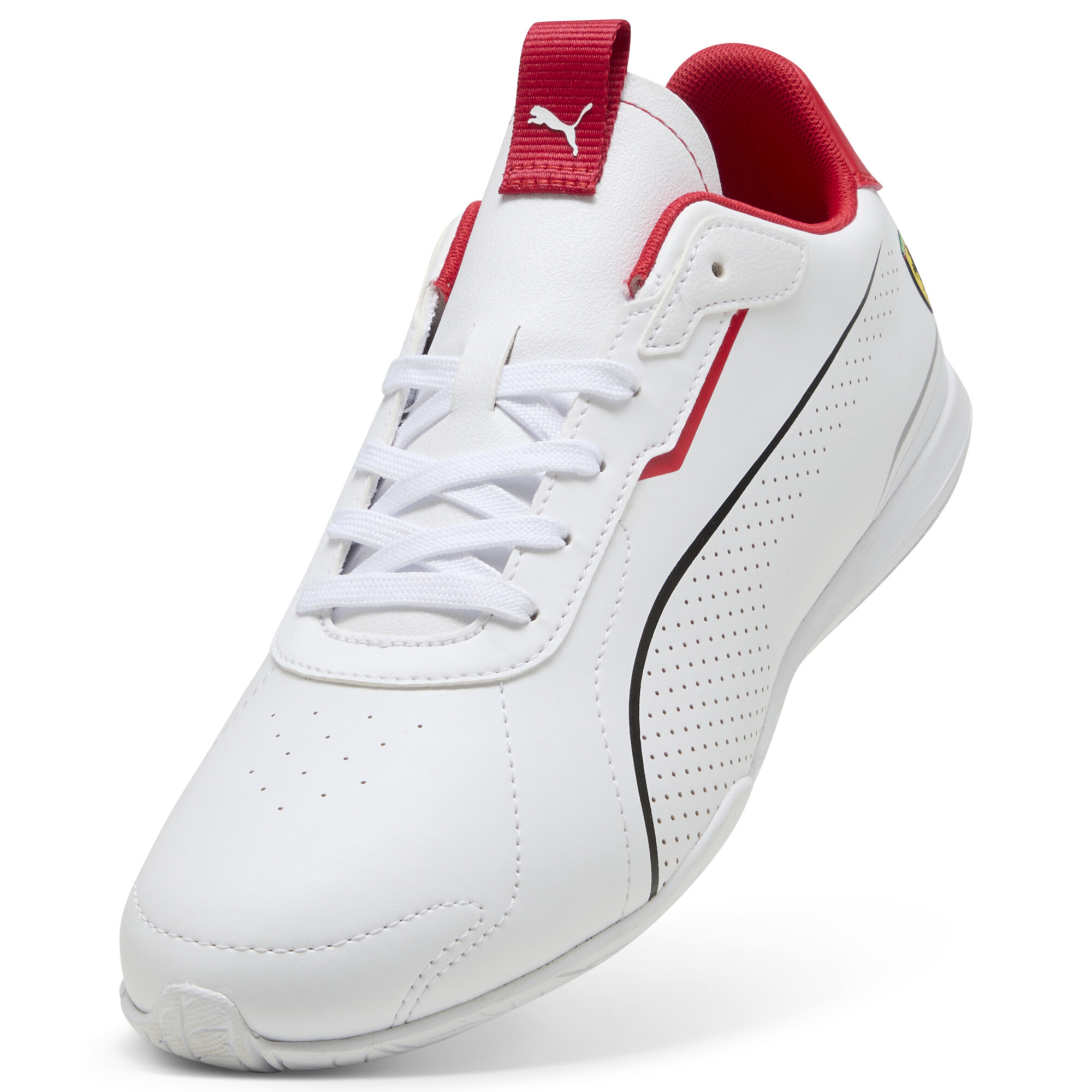 PUMA Scuderia Ferrari Neo Cat 3.0 uniseks sneakers, Rood/Wit, Maat 37 thumbnail 2