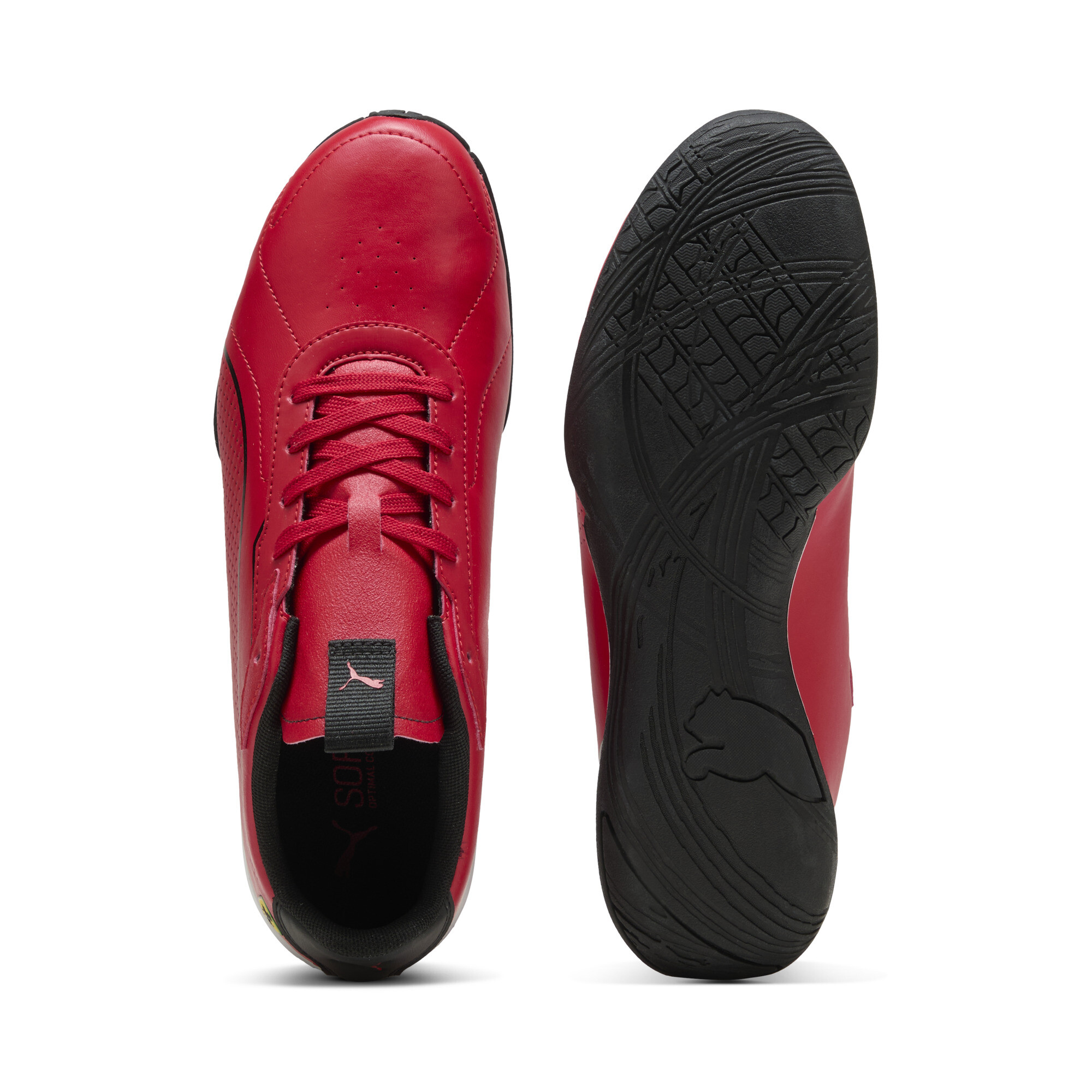 PUMA Scuderia Ferrari Neo Cat 3.0 uniseks sneakers, Zwart/Rood, Maat 42,5 thumbnail 4