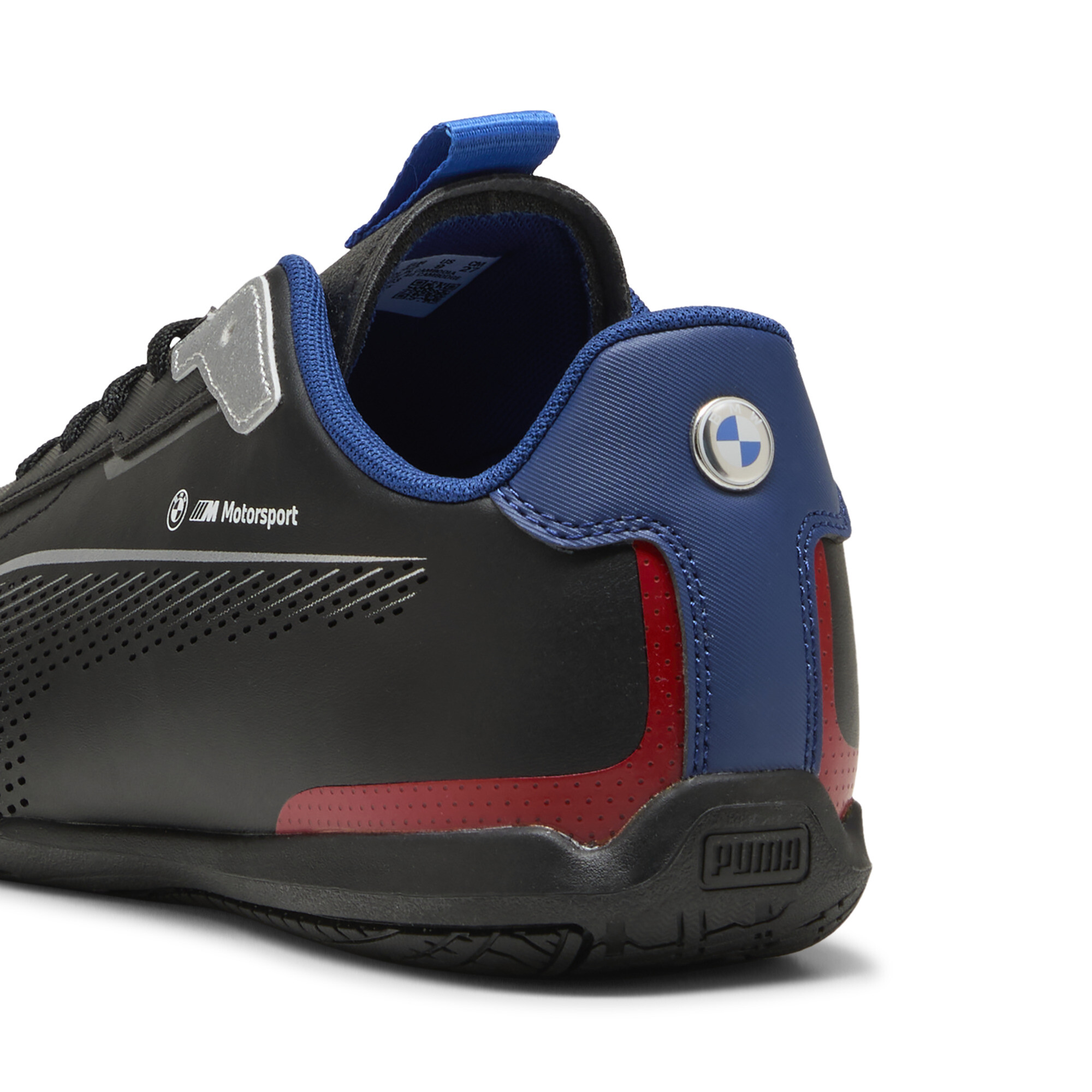 PUMA BMW M Motorsport Neo Cat 3.0 uniseks sneakers, Zwart/Zilver, Maat 45 thumbnail 5