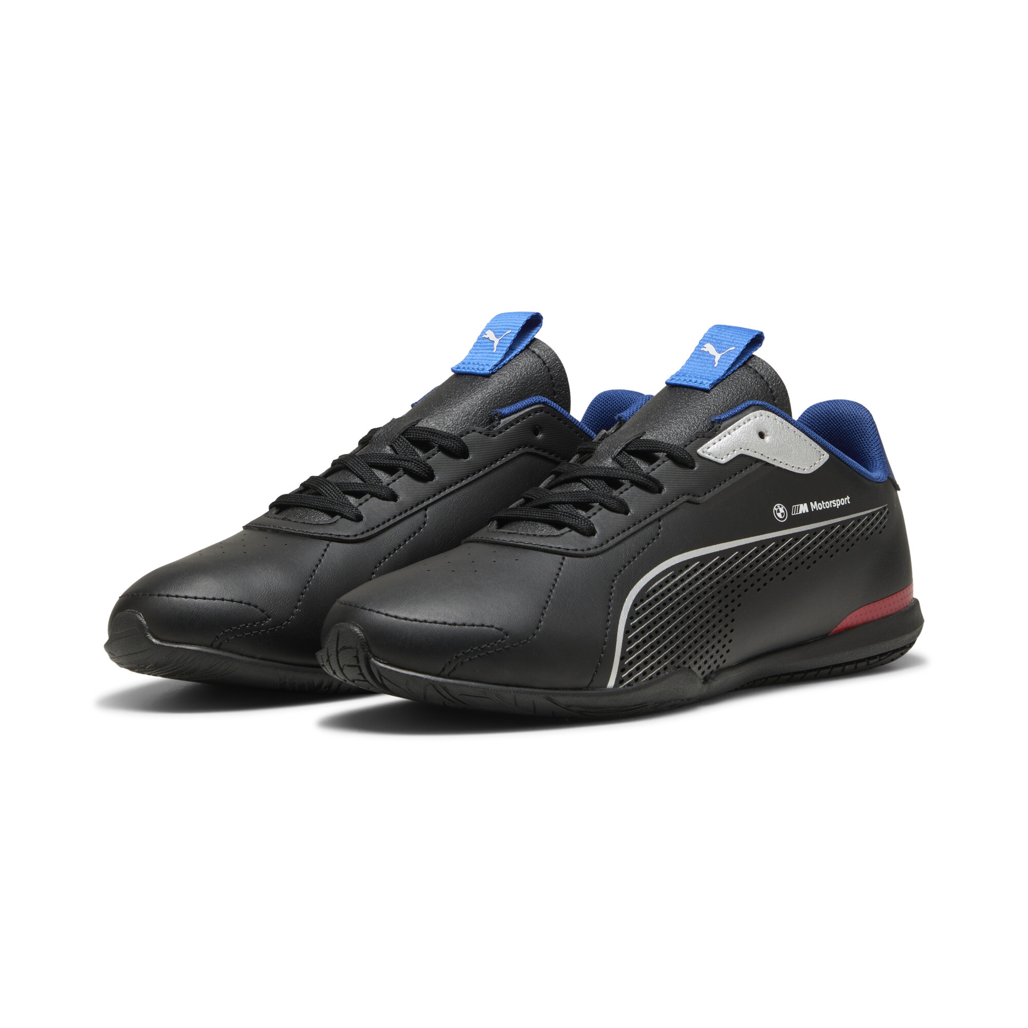 PUMA BMW M Motorsport Neo Cat 3.0 uniseks sneakers, Zwart/Zilver, Maat 45 thumbnail 6