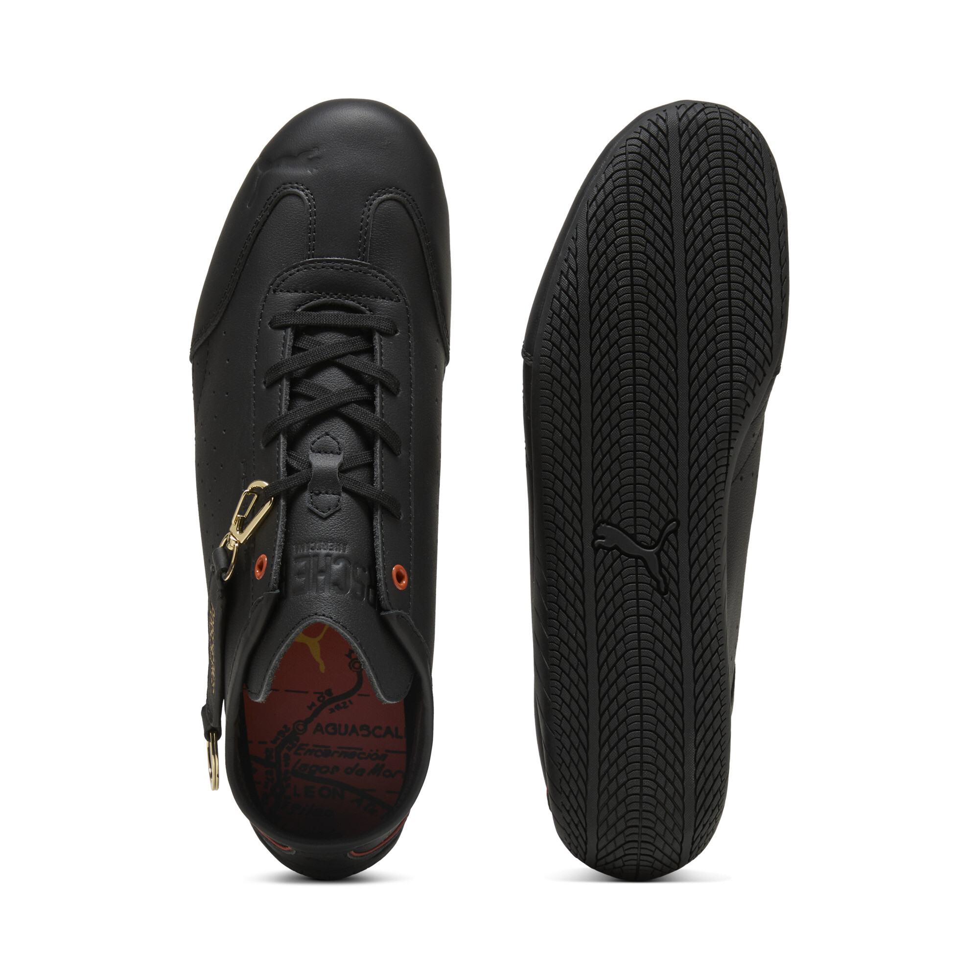 PUMA Porsche Legacy Speedcat uniseks sneakers, Zwart, Maat 43 thumbnail 5