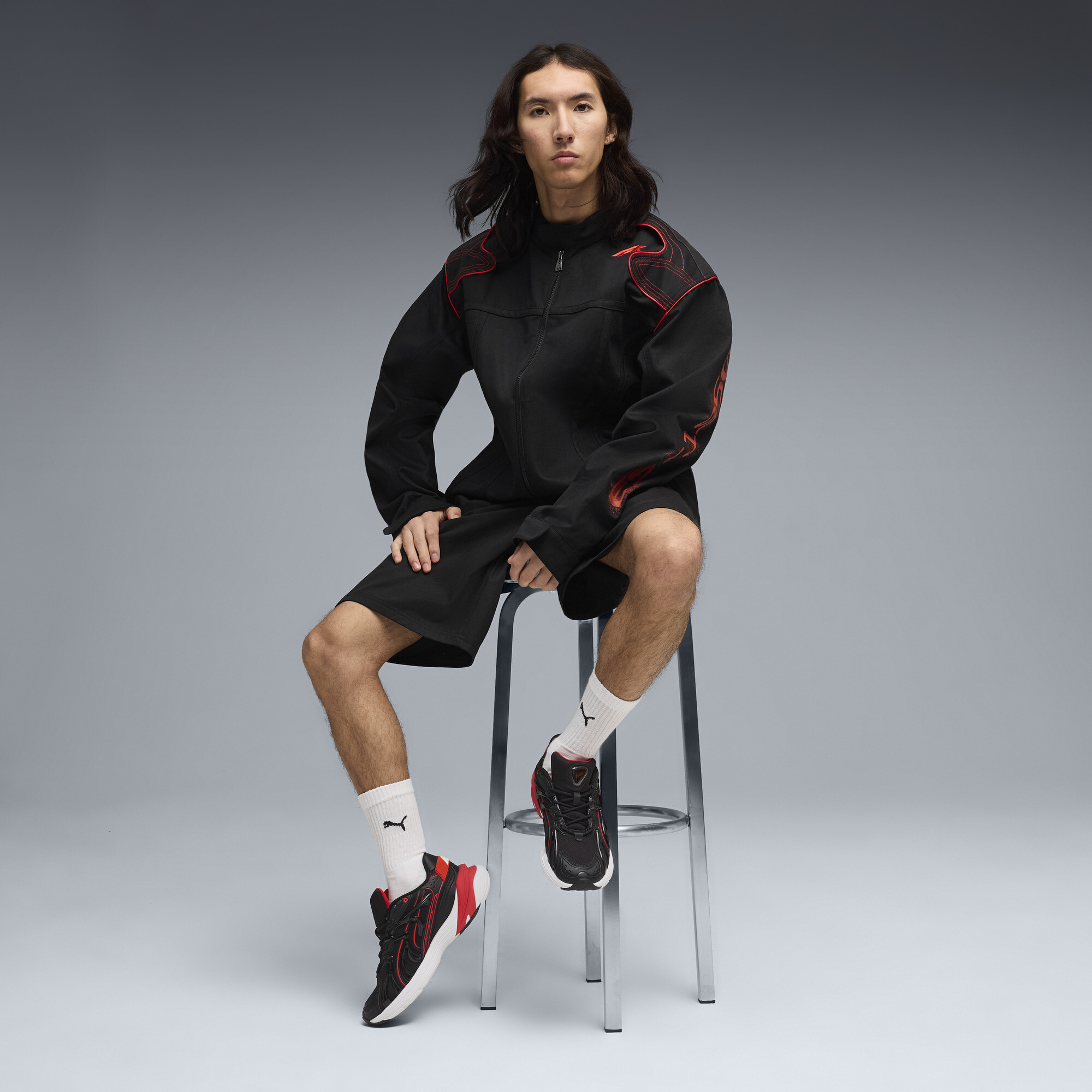 PUMA F1Â® Inverse uniseks sneakers, Zwart/Rood, Maat 38 thumbnail 5