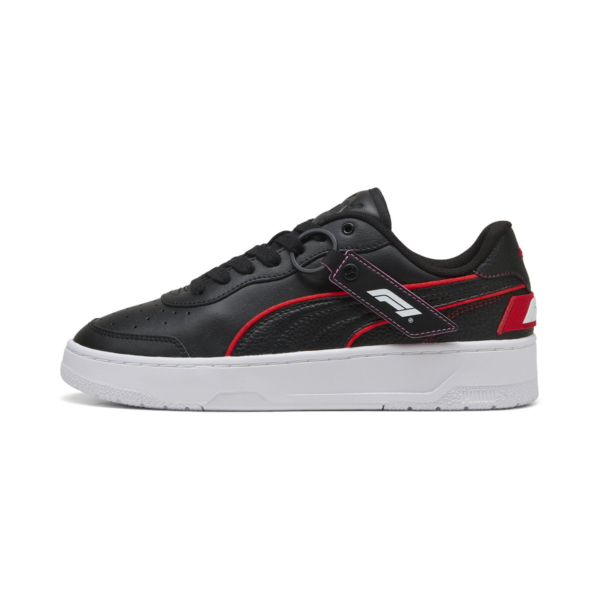 PUMA F1® California Match uniseks sneakers, Zwart/Rood, Maat 37 thumbnail 5