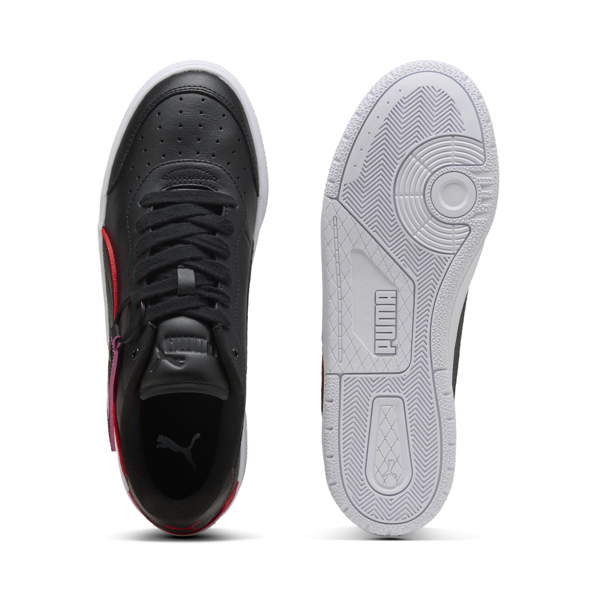 PUMA F1® California Match uniseks sneakers, Zwart/Rood, Maat 37 thumbnail 4