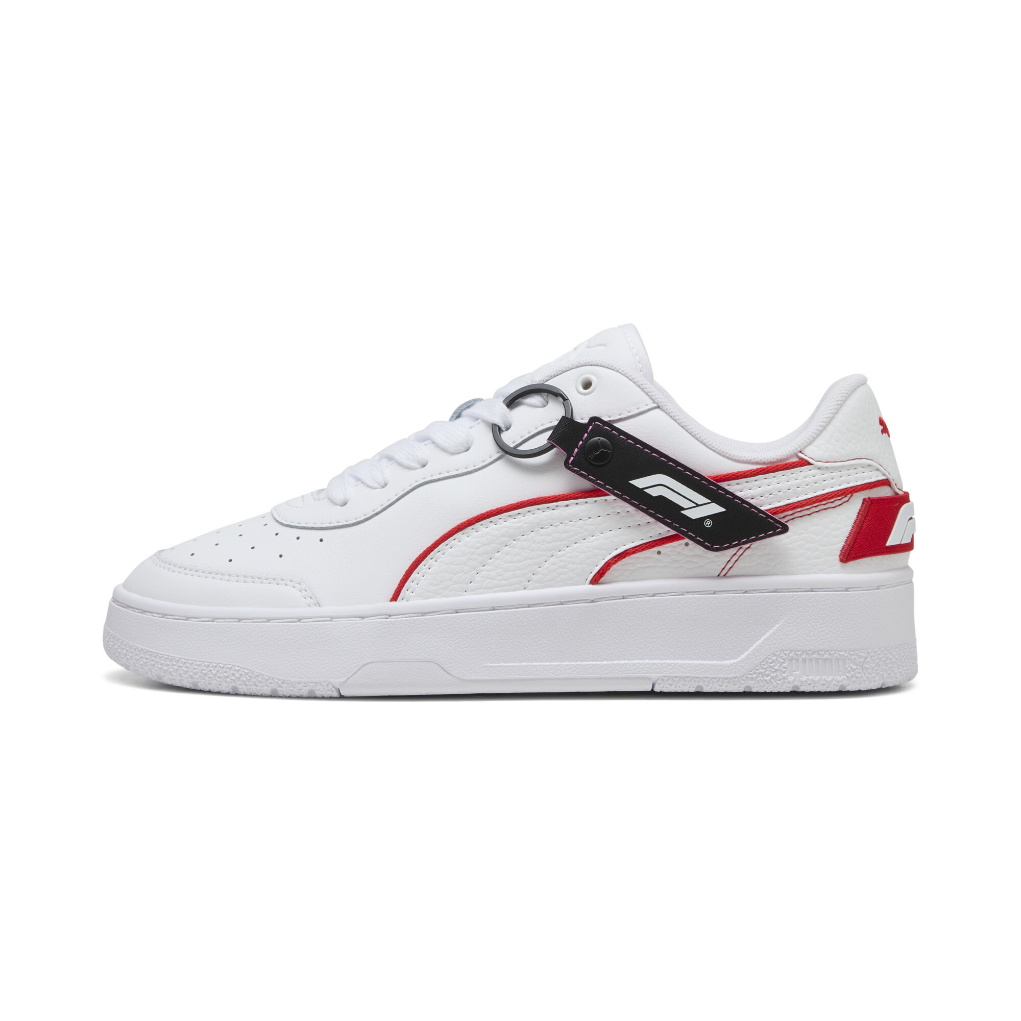 PUMA F1® California Match uniseks sneakers, Rood/Wit, Maat 39 thumbnail 5