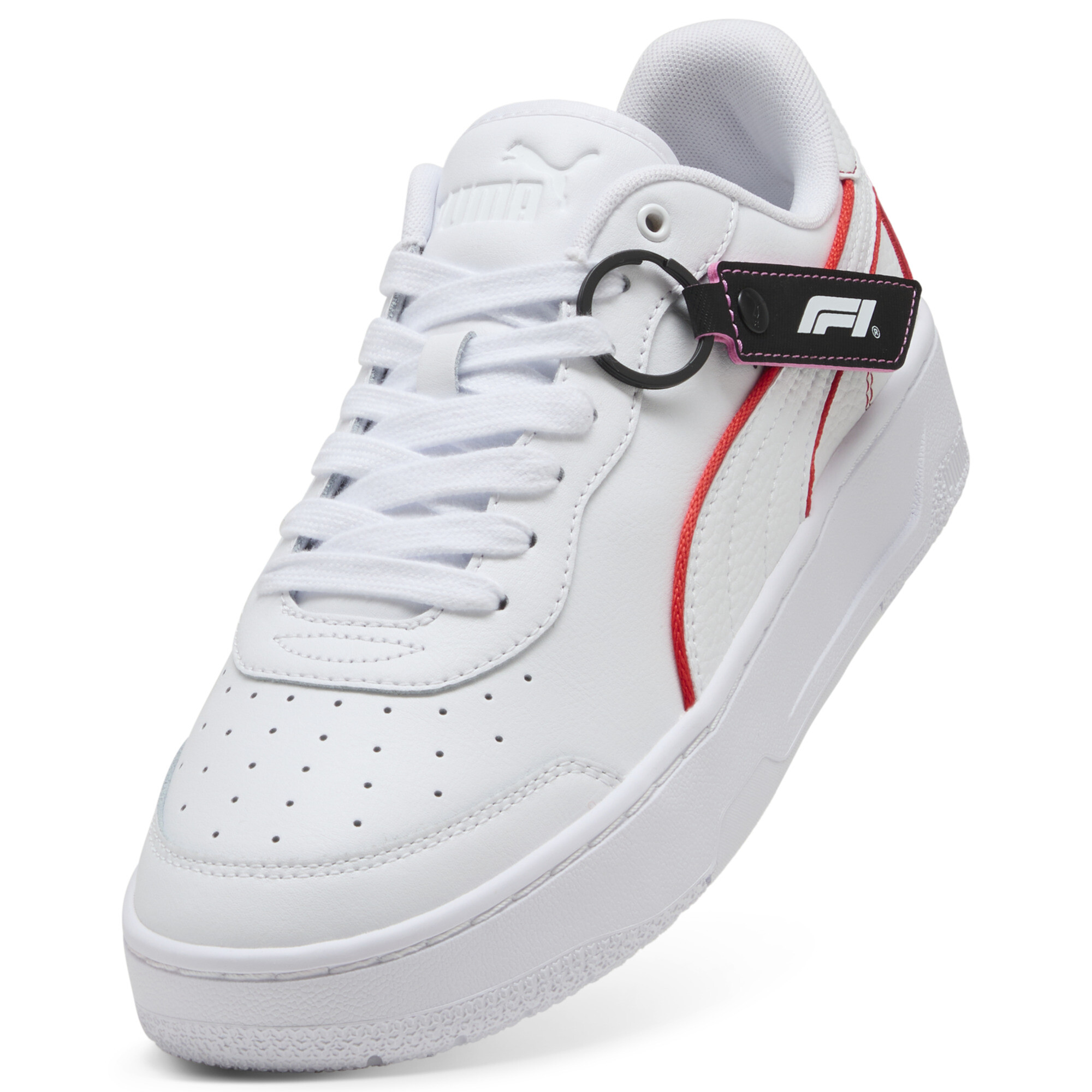 PUMA F1® California Match uniseks sneakers, Rood/Wit, Maat 39 thumbnail 2