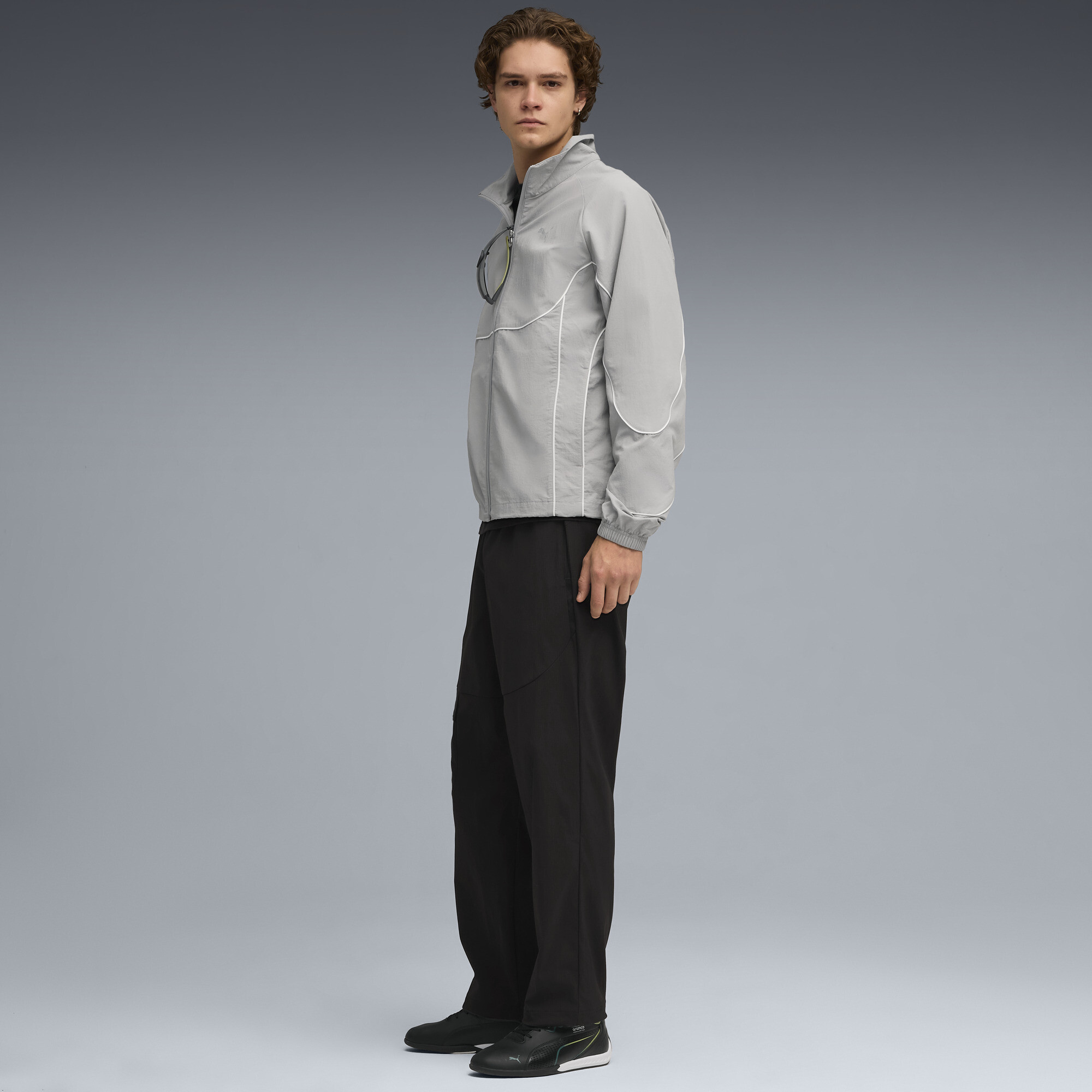 PUMA x ASTON MARTIN ARAMCO F1Â® TEAM Drift Cat 11 uniseks sneakers, Groen/Zwart, Maat 45 thumbnail 7