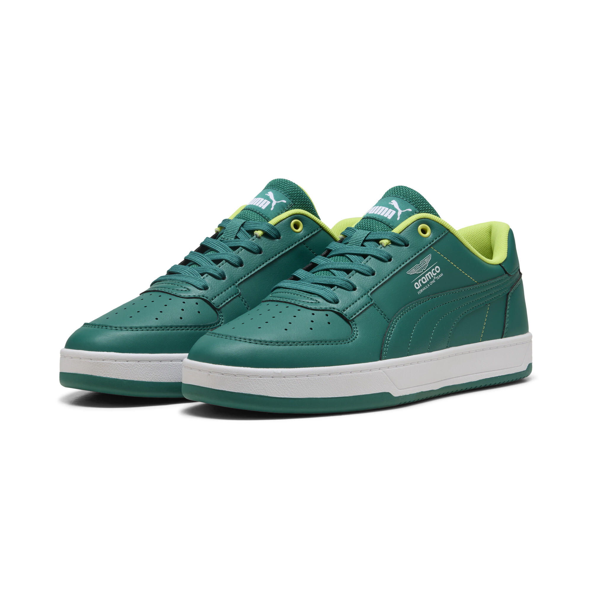 PUMA x ASTON MARTIN ARAMCO F1Â® TEAM Caven 2.0 uniseks sneakers, Groen, Maat 40,5 thumbnail 6