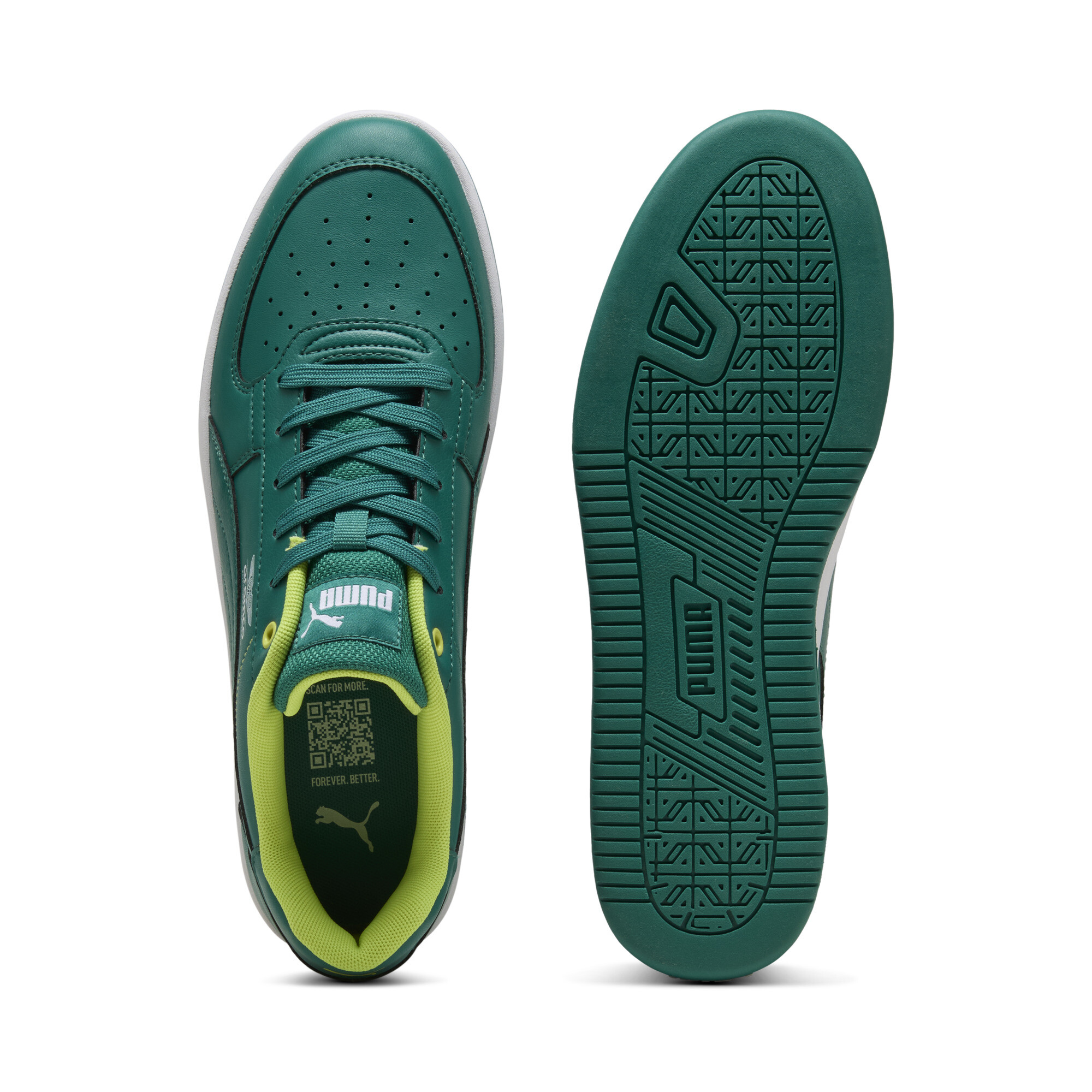 PUMA x ASTON MARTIN ARAMCO F1Â® TEAM Caven 2.0 uniseks sneakers, Groen, Maat 40,5 thumbnail 4