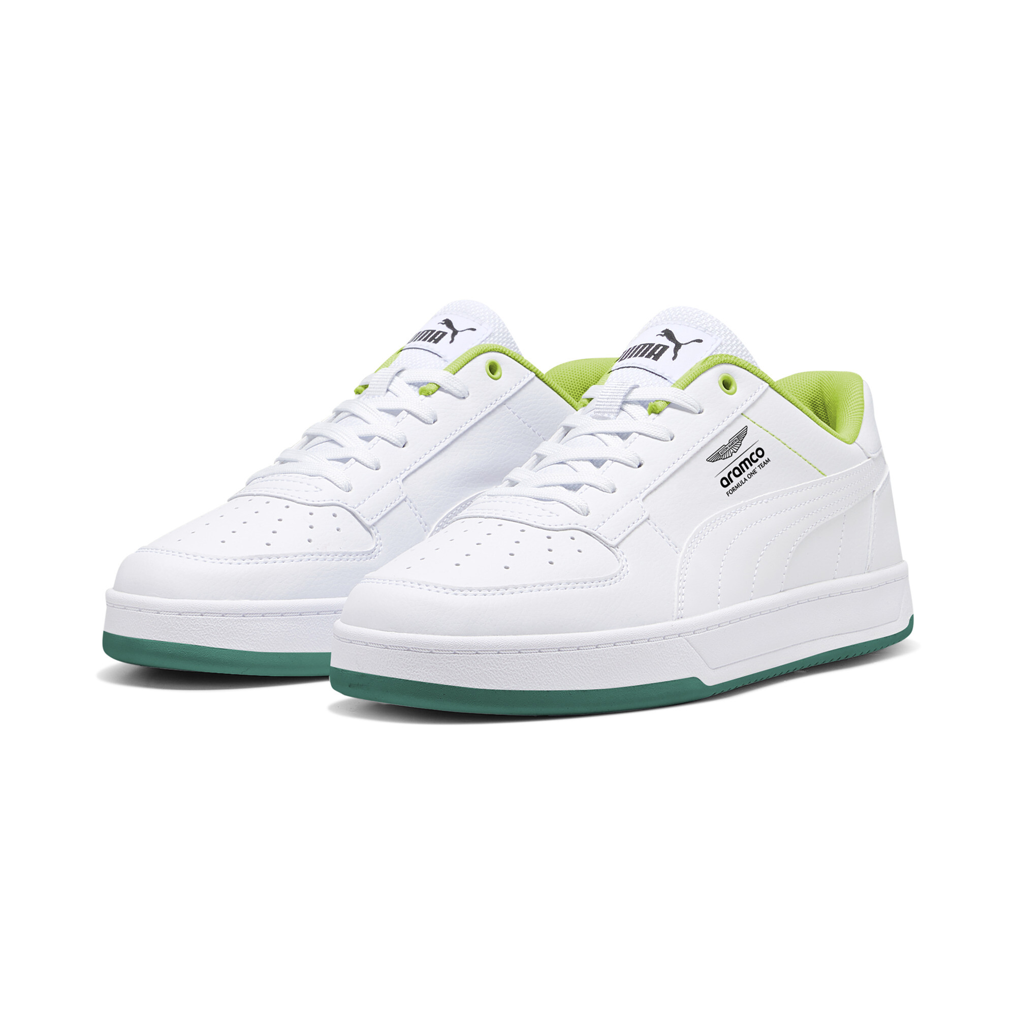 PUMA x ASTON MARTIN ARAMCO F1Â® TEAM Caven 2.0 uniseks sneakers, Groen/Wit, Maat 45 thumbnail 6