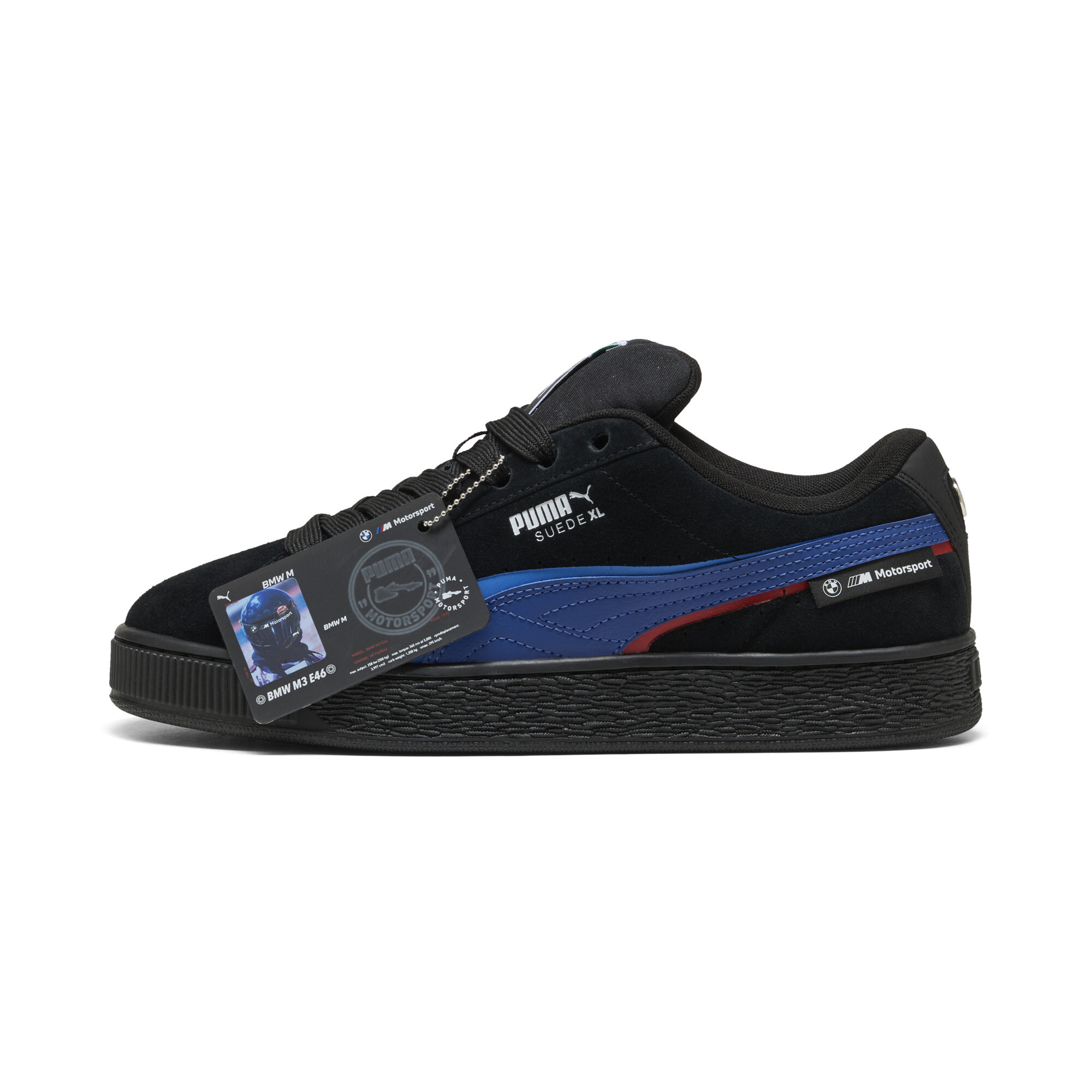 PUMA BMW M Motorsport Suede XL Men's Sneakers in Black - 309117_01