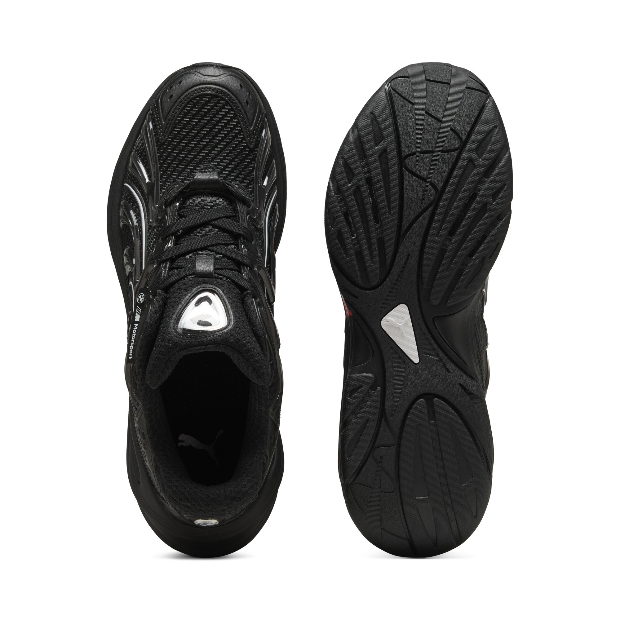 PUMA BMW M MOTORSPORT Inverse uniseks sneakers, Zwart/Wit, Maat 43 thumbnail 4