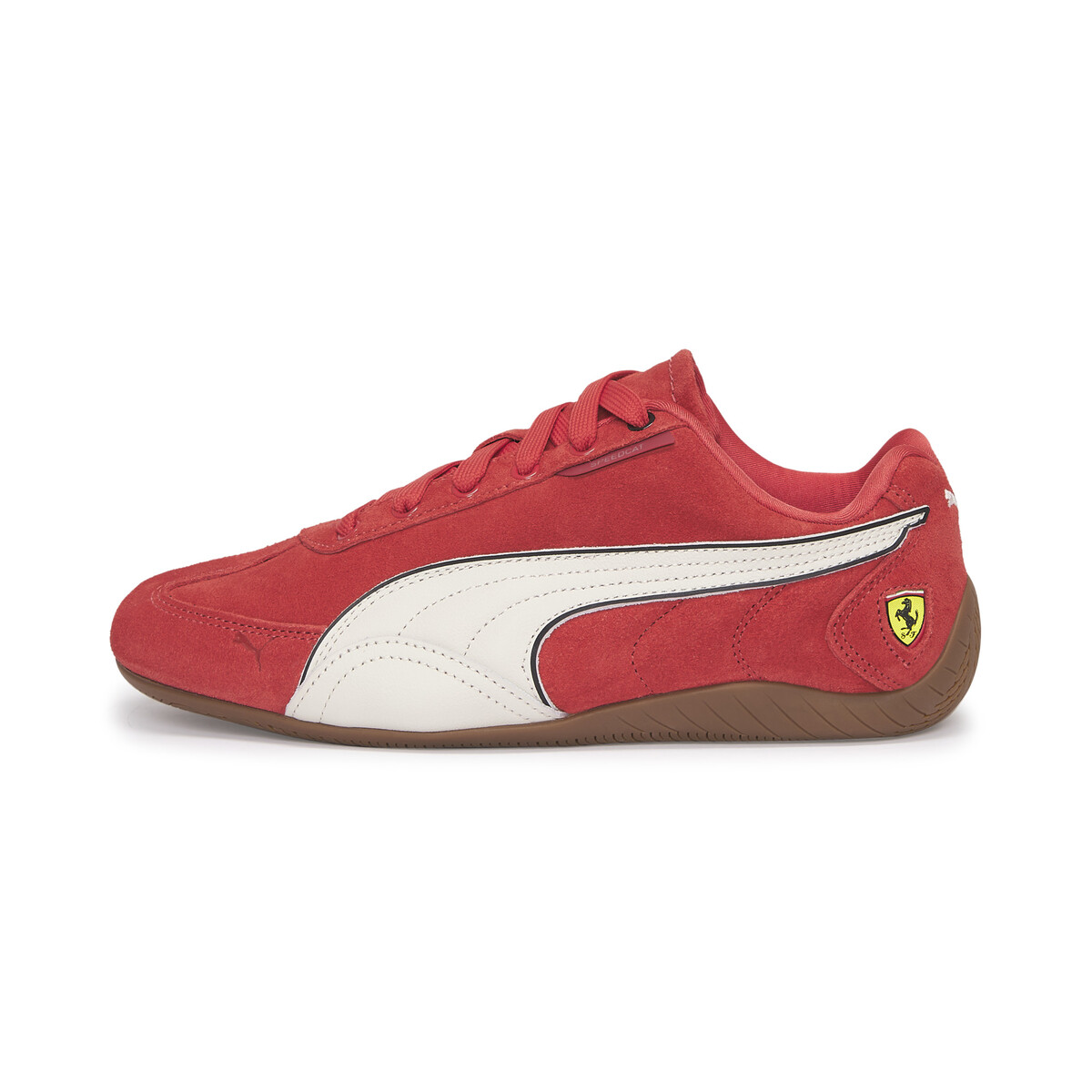 Scuderia Ferrari Speedcat Sneakers Unisex in Rosso Corsa/Vapor Gray by PUMA, UK 8.5