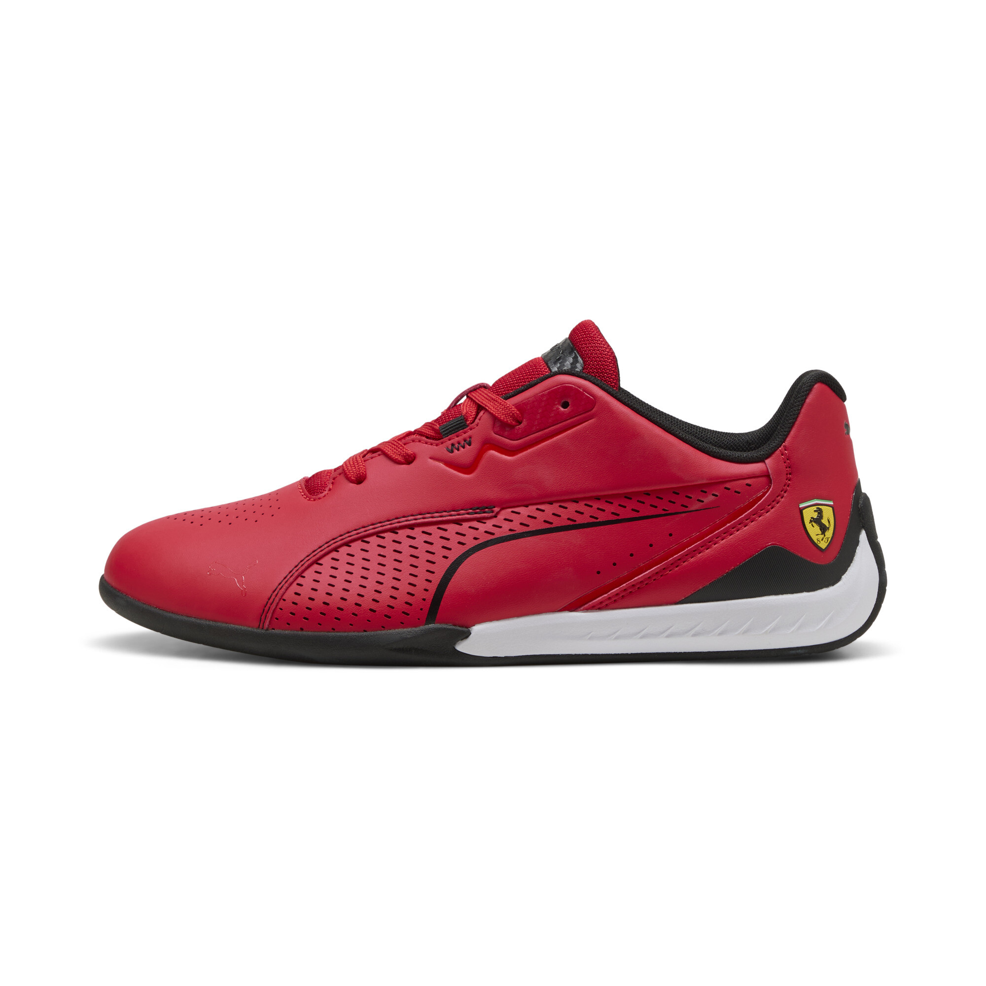 PUMA Scuderia Ferrari Drift Cat 11 uniseks sneakers, Zwart/Rood, Maat 46 thumbnail 5