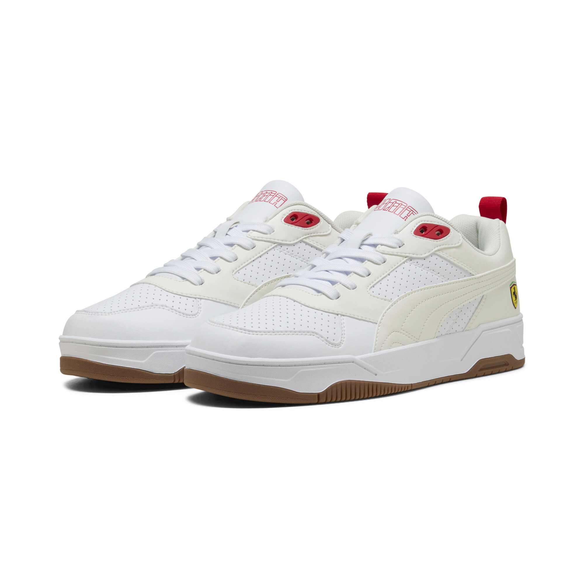 PUMA Scuderia Ferrari RBD Drive uniseks sneakers, Wit, Maat 42 thumbnail 6