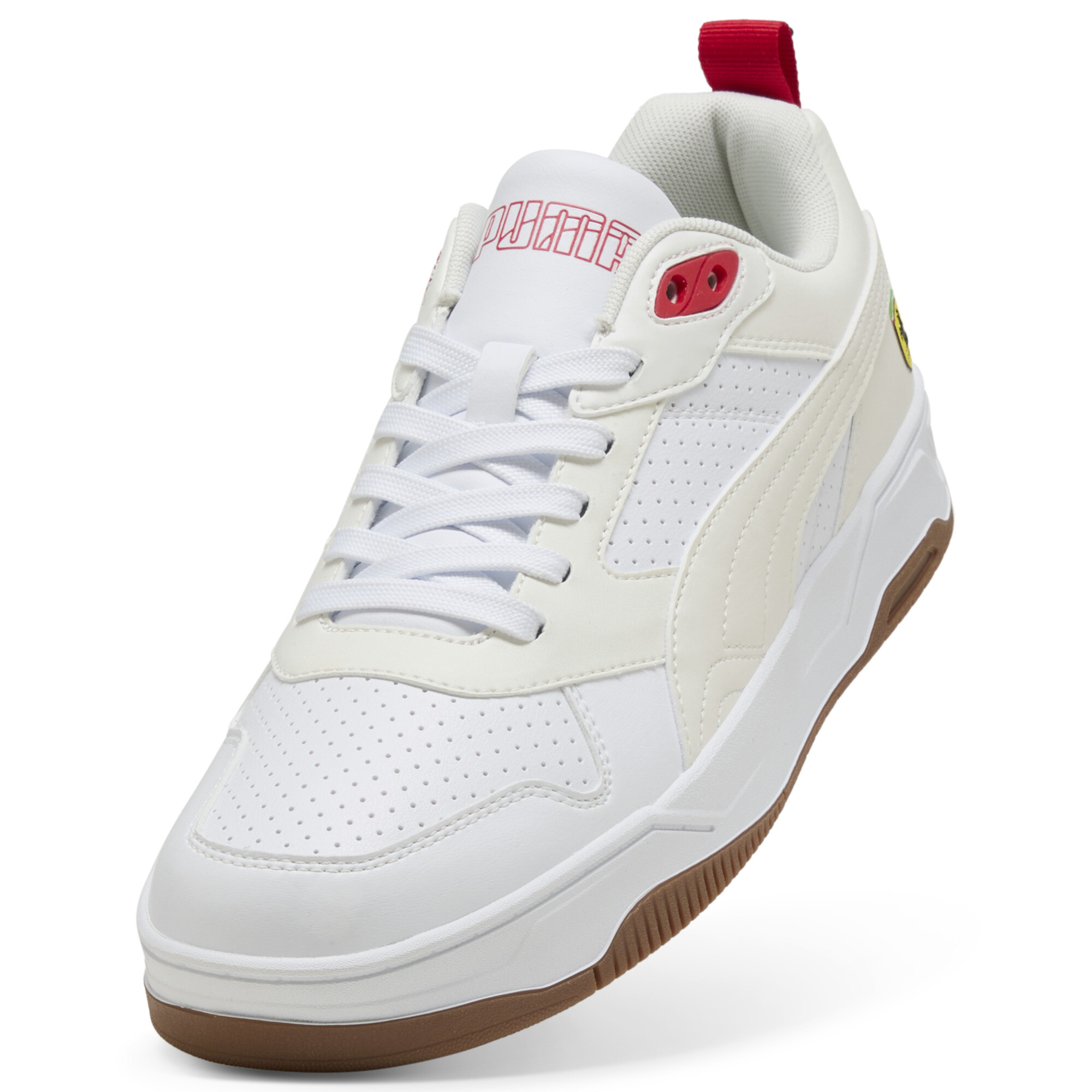 PUMA Scuderia Ferrari RBD Drive uniseks sneakers, Wit, Maat 42 thumbnail 2