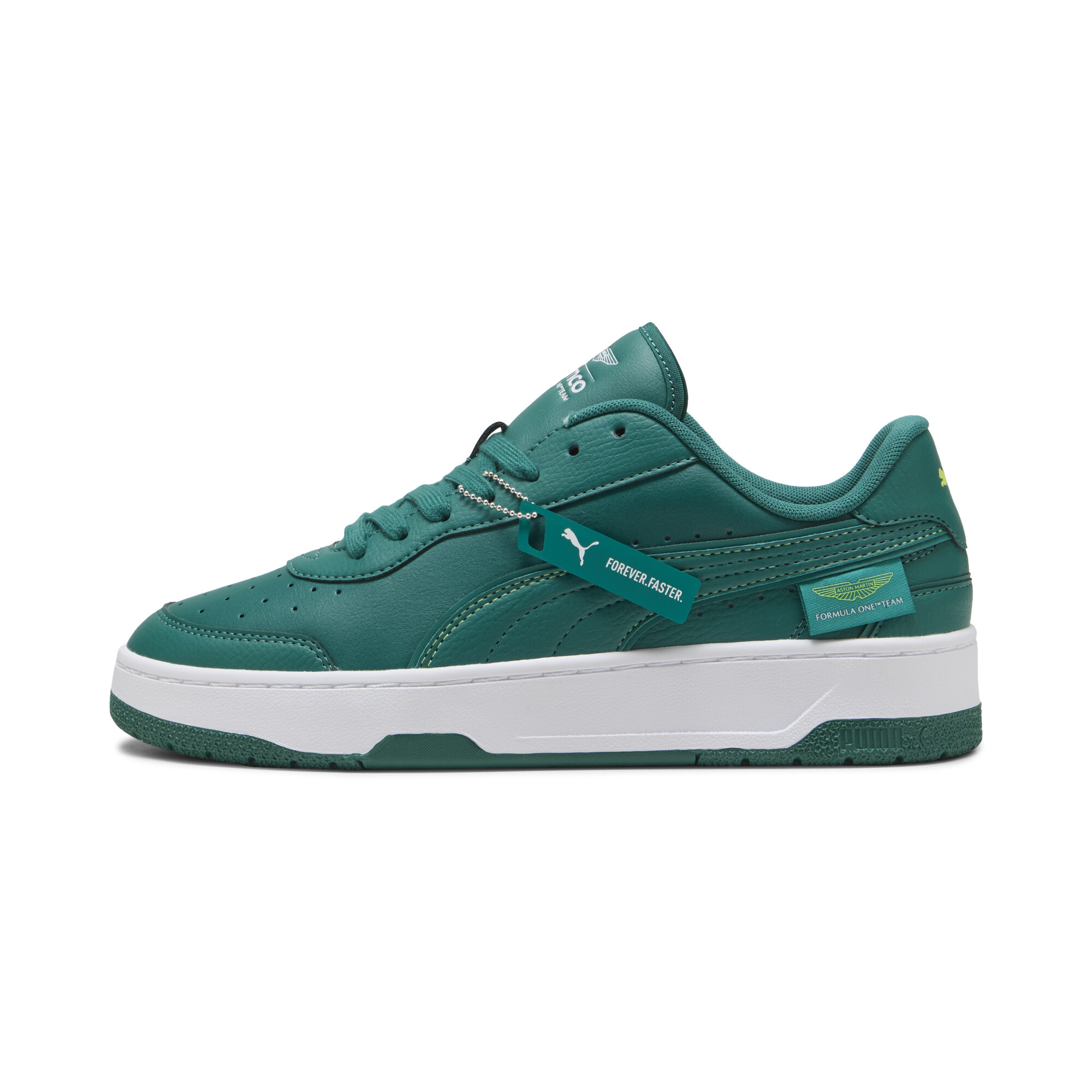 PUMA x ASTON MARTIN ARAMCO F1Â® TEAM California Match lage uniseks sneakers, Groen, Maat 40,5 thumbnail 5