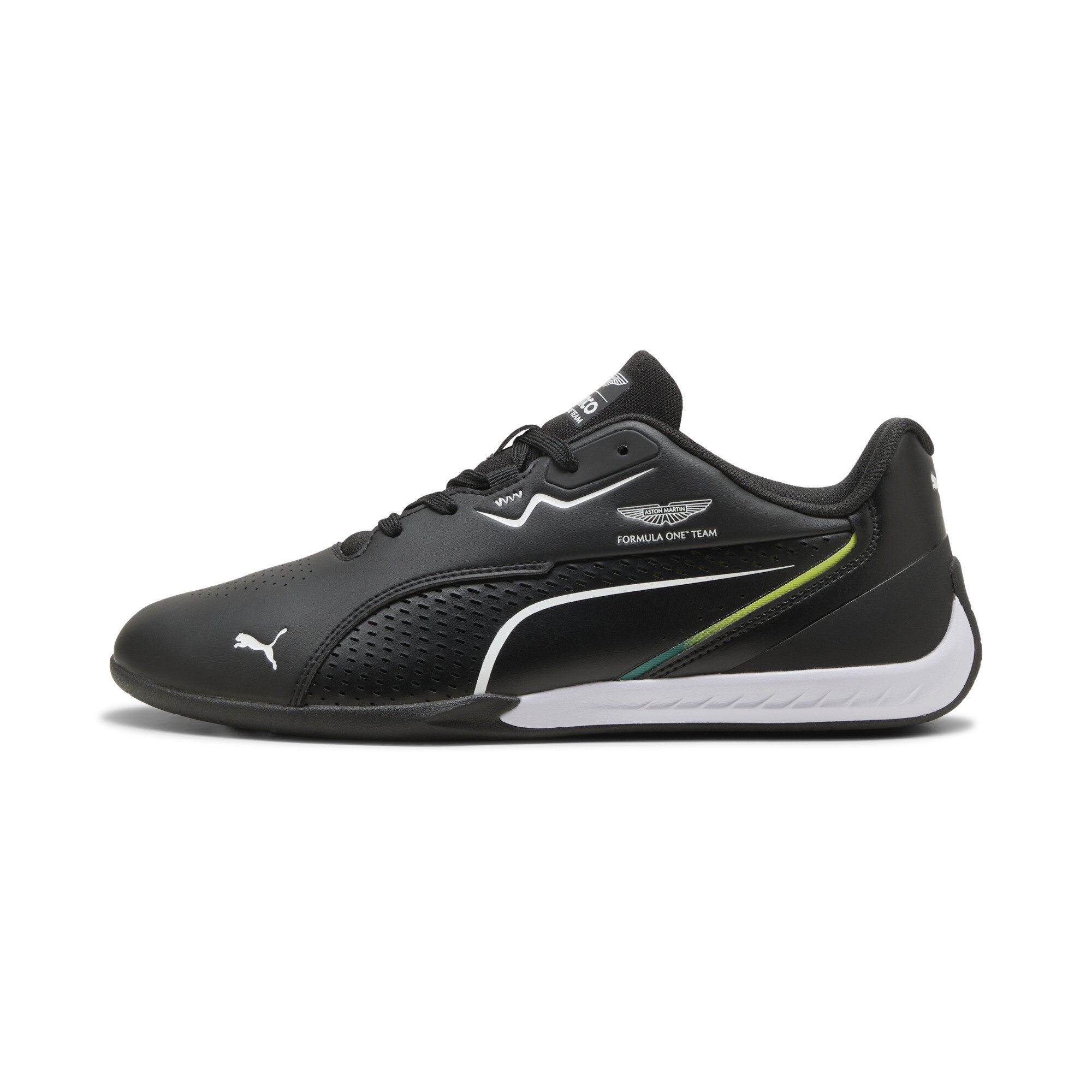PUMA x ASTON MARTIN ARAMCO F1Â® TEAM Drift Cat 11 lage uniseks sneakers, Groen/Zwart, Maat 43 thumbnail 5