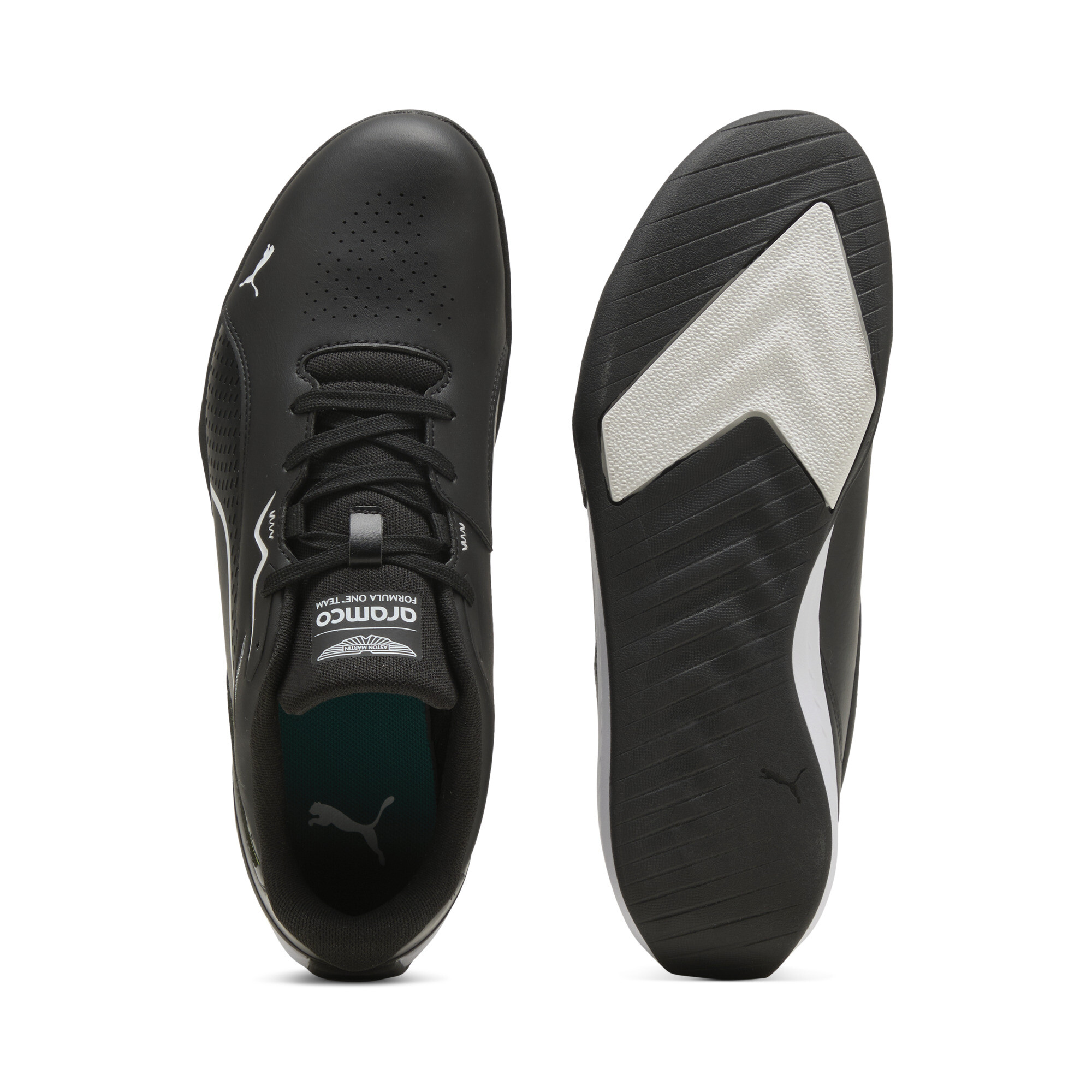 PUMA x ASTON MARTIN ARAMCO F1Â® TEAM Drift Cat 11 lage uniseks sneakers, Groen/Zwart, Maat 43 thumbnail 4