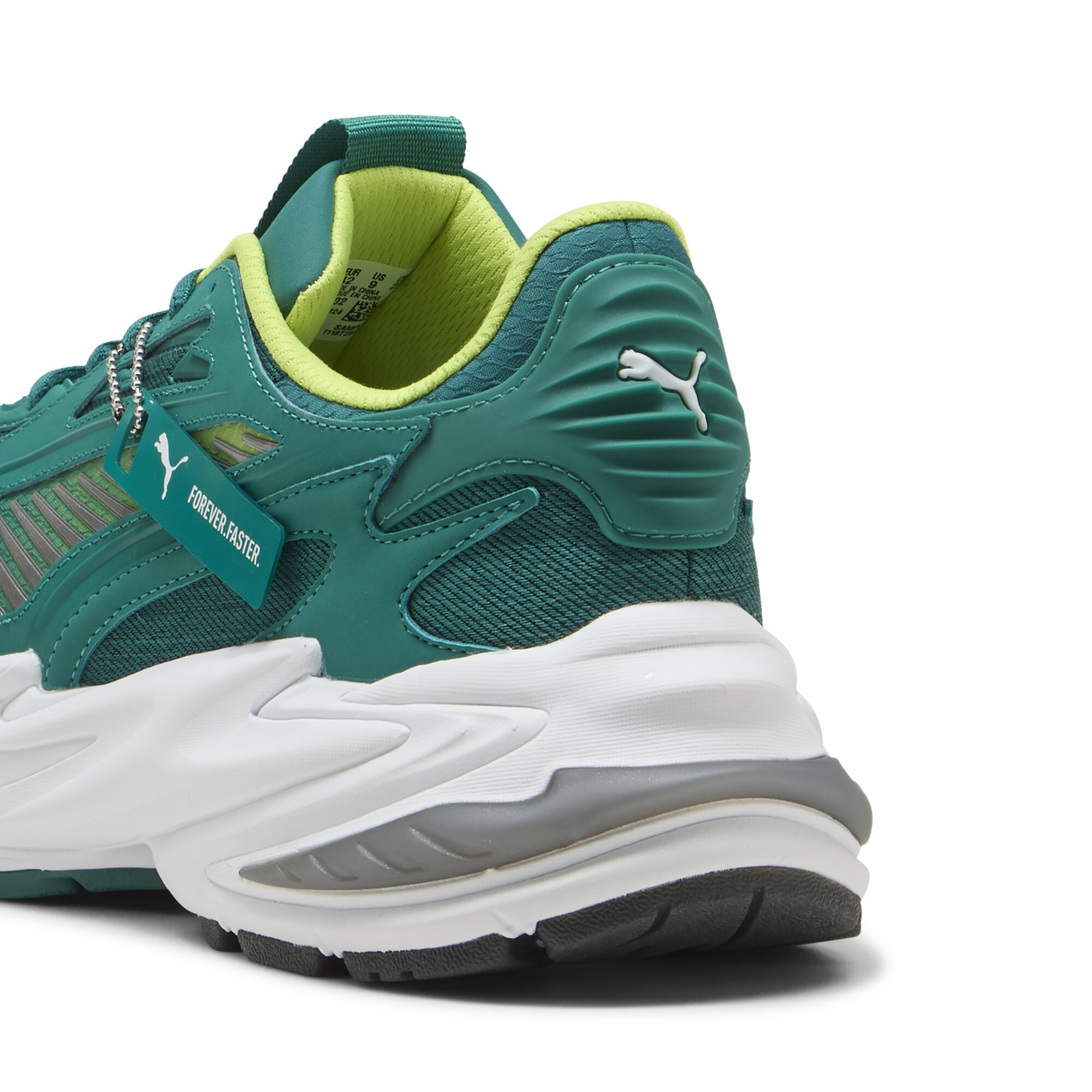 PUMA x ASTON MARTIN ARAMCO F1® TEAM RS Surge lage uniseks sneakers, Groen, Maat 46 thumbnail 6